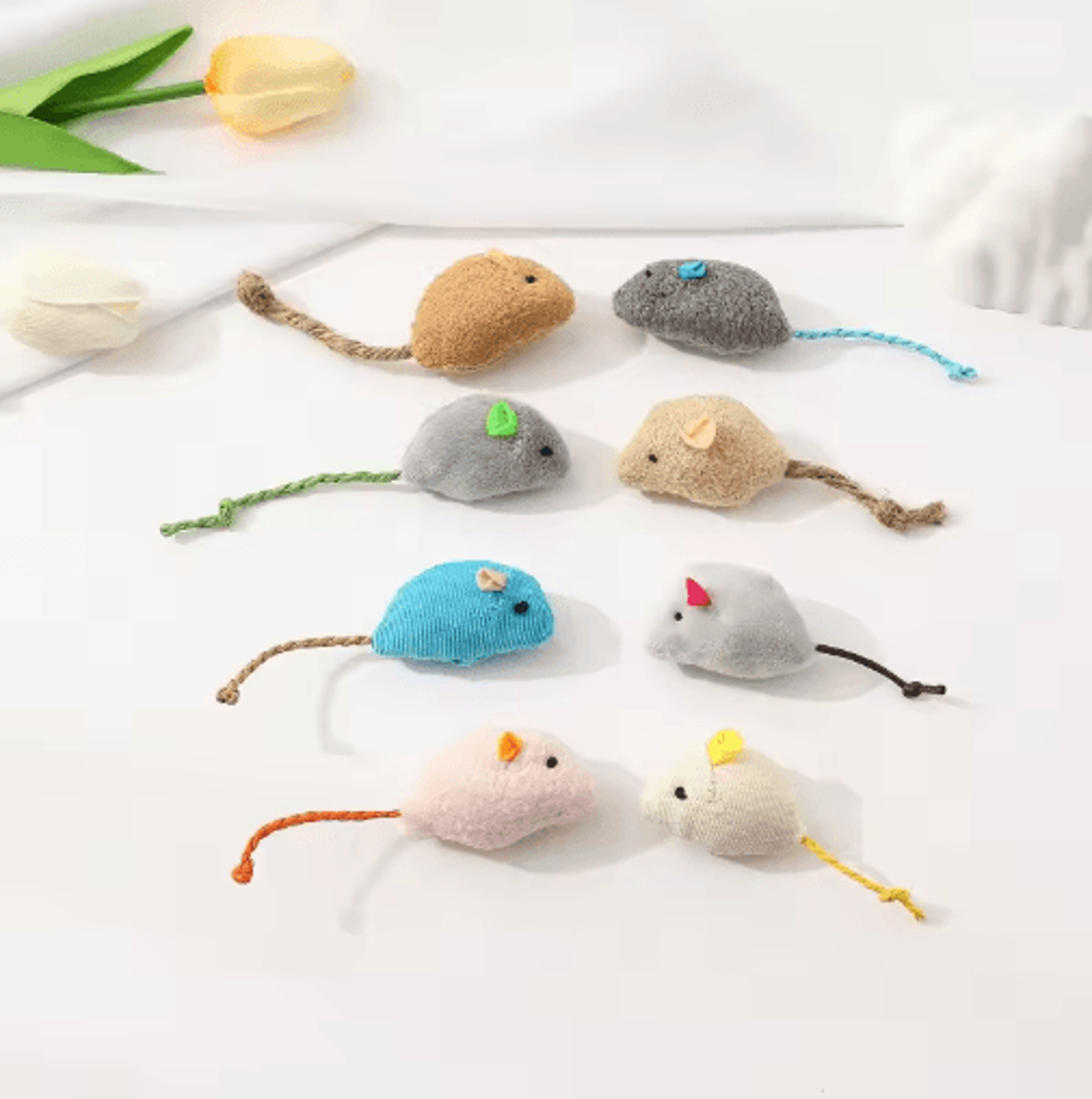 Interactive Plush Rat Cat Toy Cat Toy Mouse For Hunting Chasing  Indoor Play 7