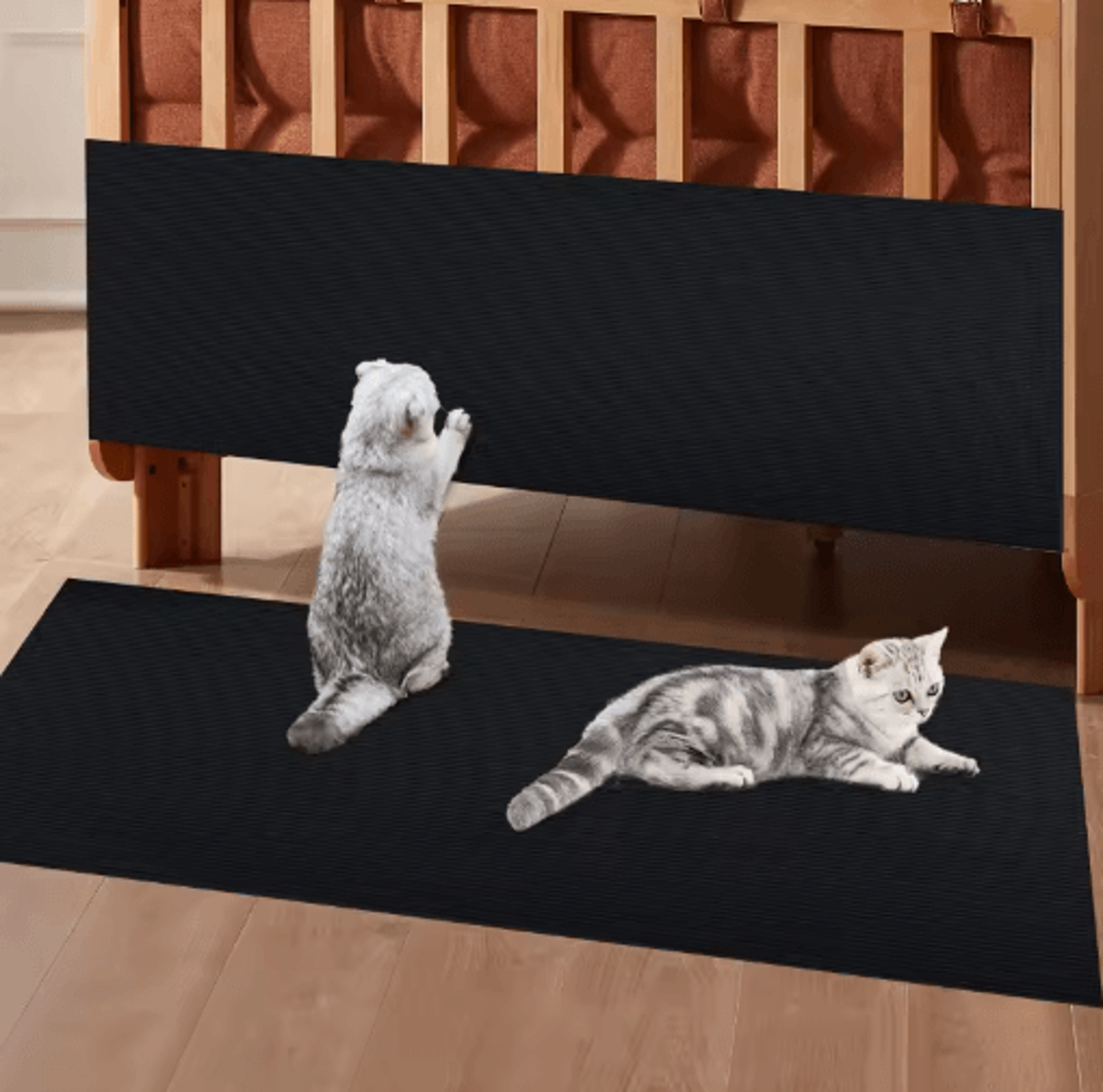 SelfAdhesive Cat Scratching Mat  Cat Scratching Mat For Furniture Protection  DIY Scratching Areas 6