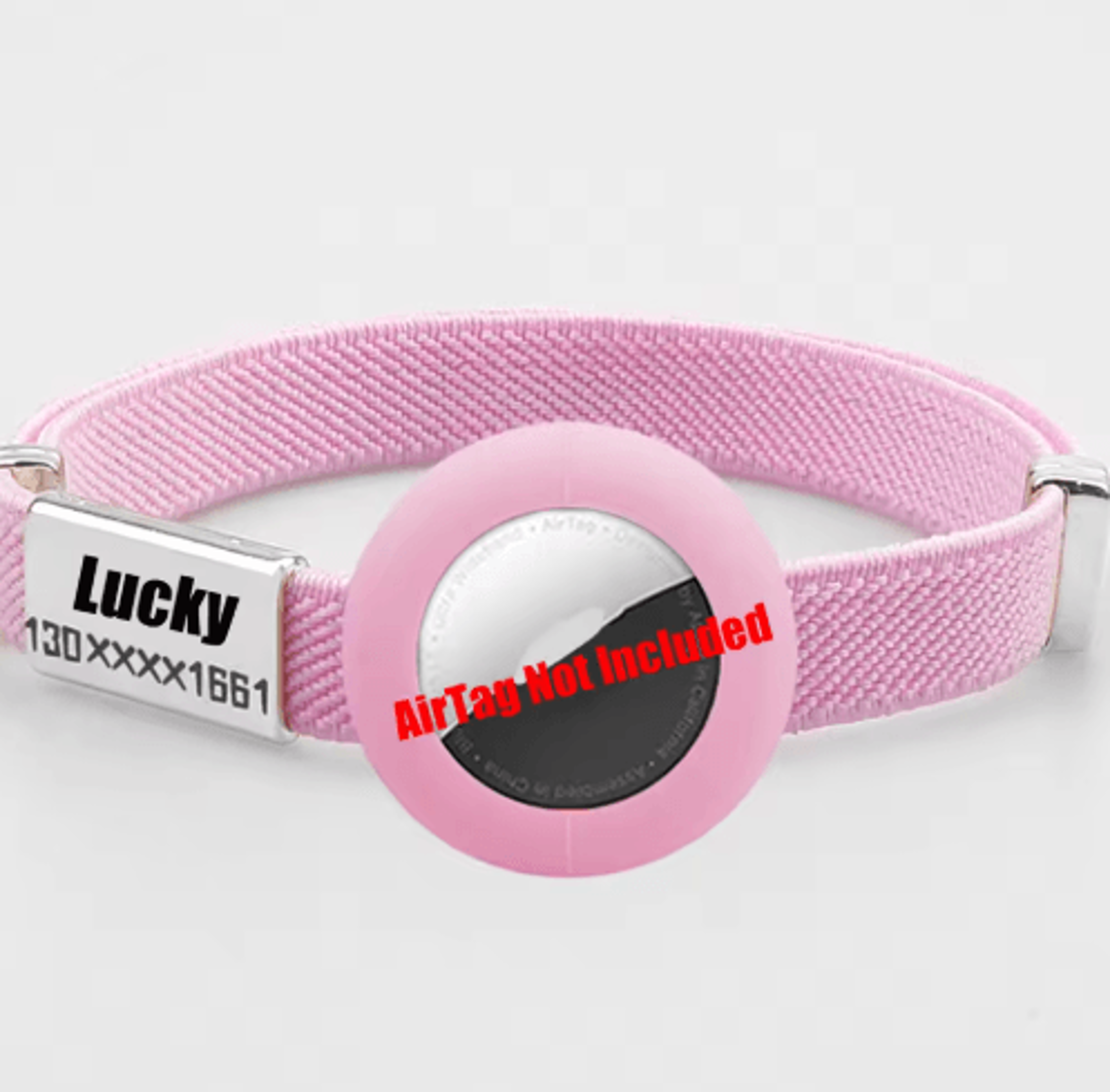 SafeTrack AirTag Cat Collar With Personalized Name Tag  GPS Holder 12