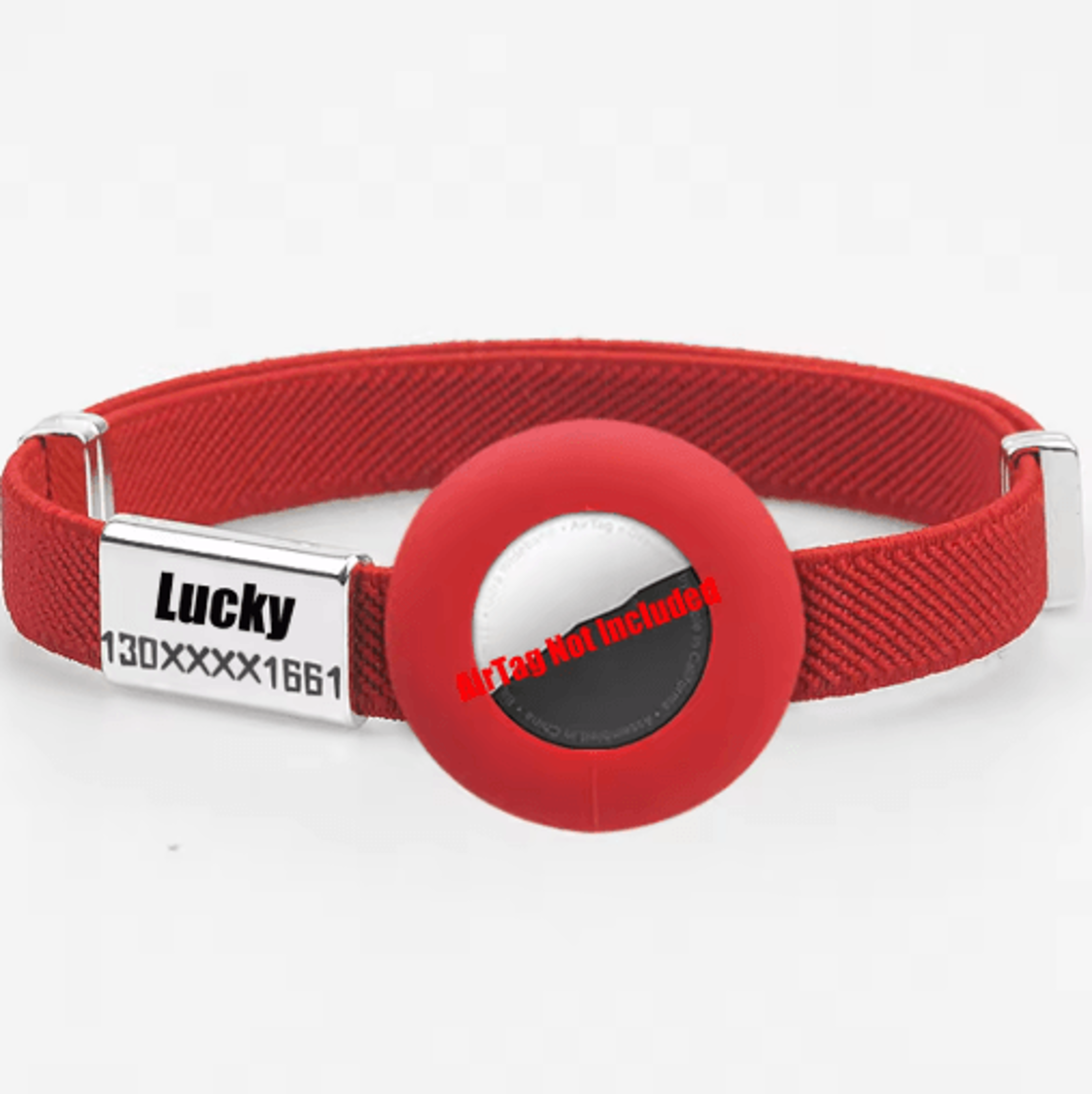 SafeTrack AirTag Cat Collar With Personalized Name Tag  GPS Holder 14
