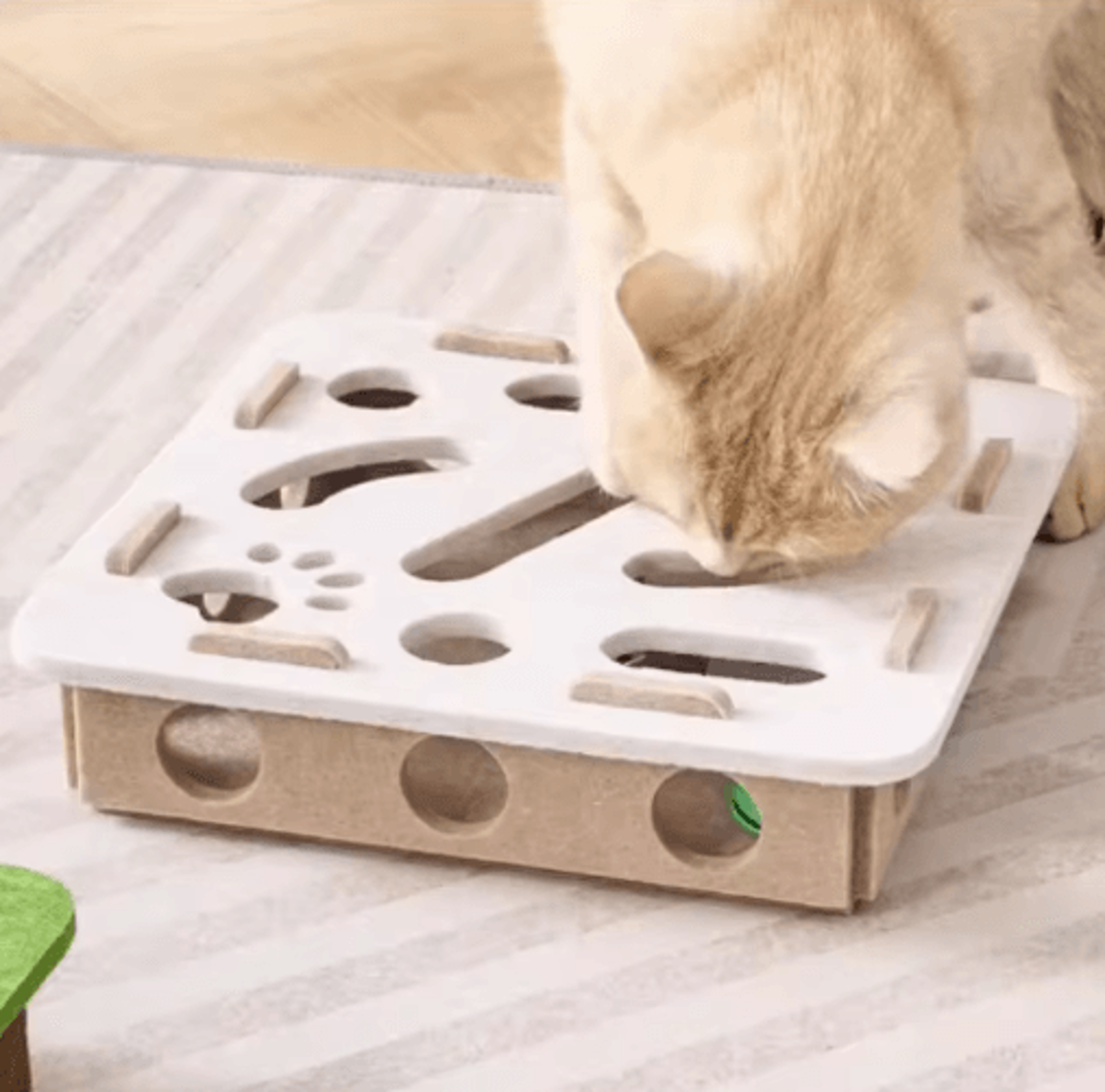 Play Tunnel Interactive Cat Maze Puzzle Toy With Bell Balls 9