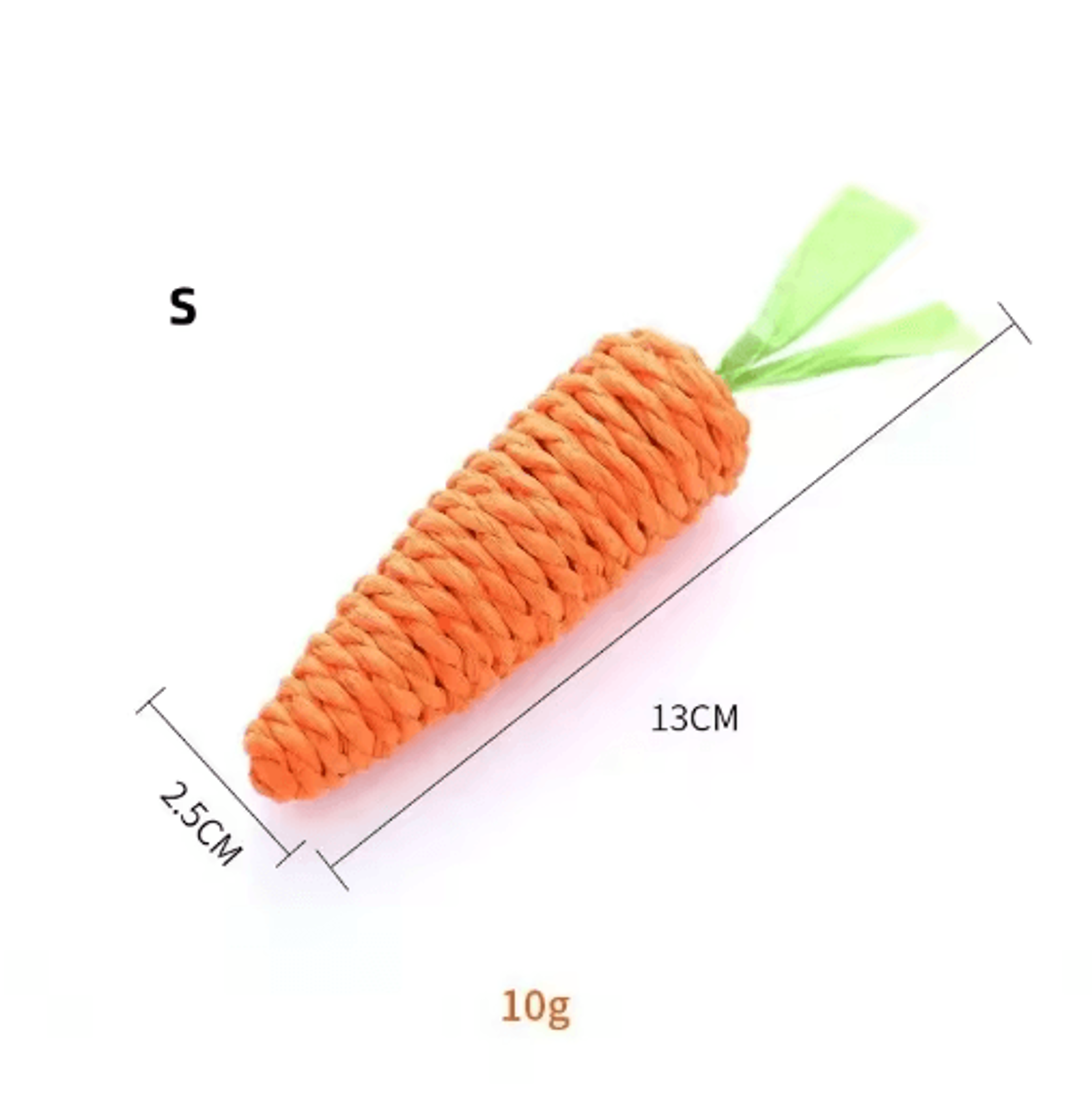 Crunchy Carrot Interactive Cat Teething Toy With Sound  Scratch Fun 2
