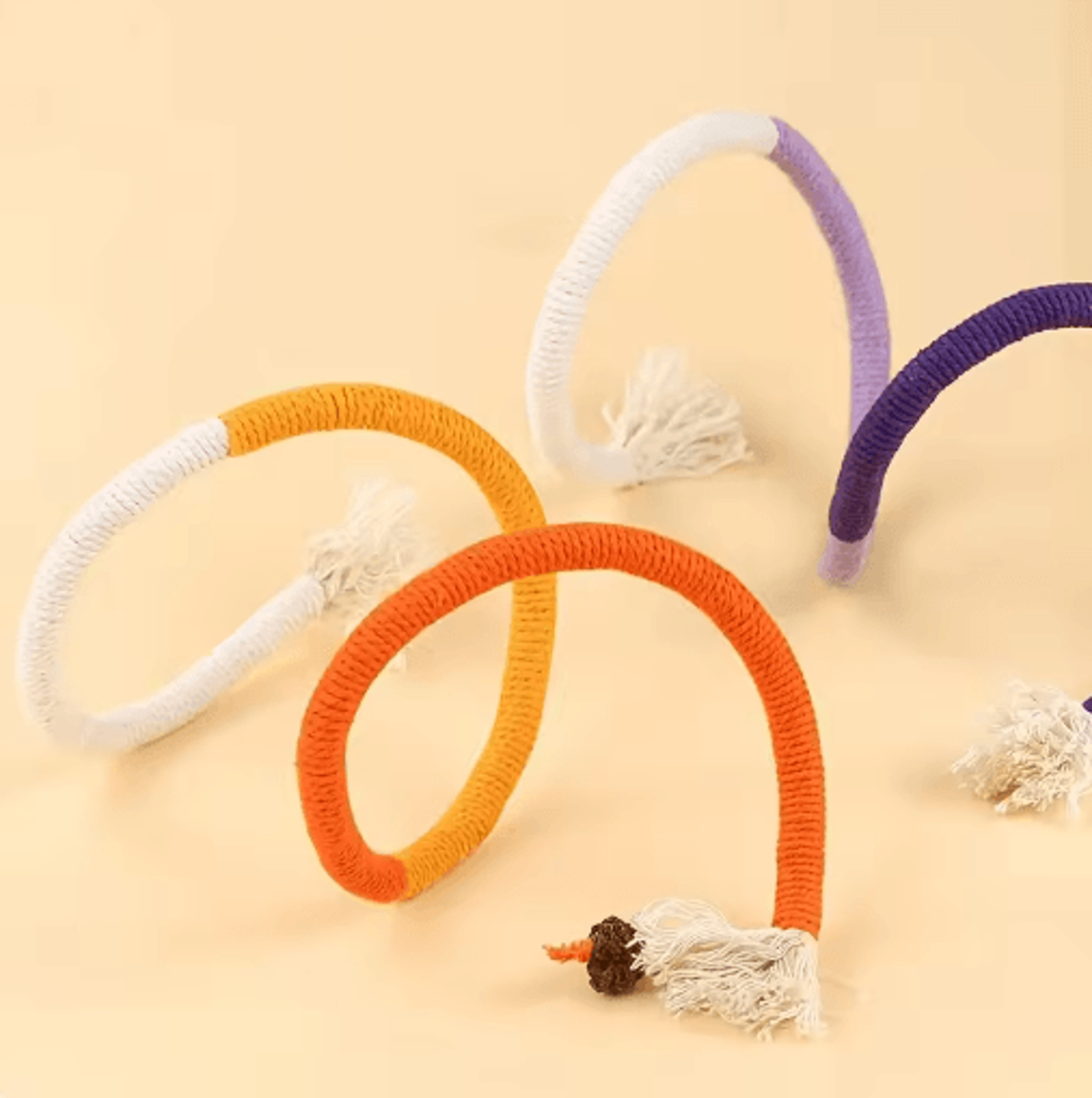 SilverChew Interactive Silvervine Cat Teaser Rope Toy For Dental Care  Play 4