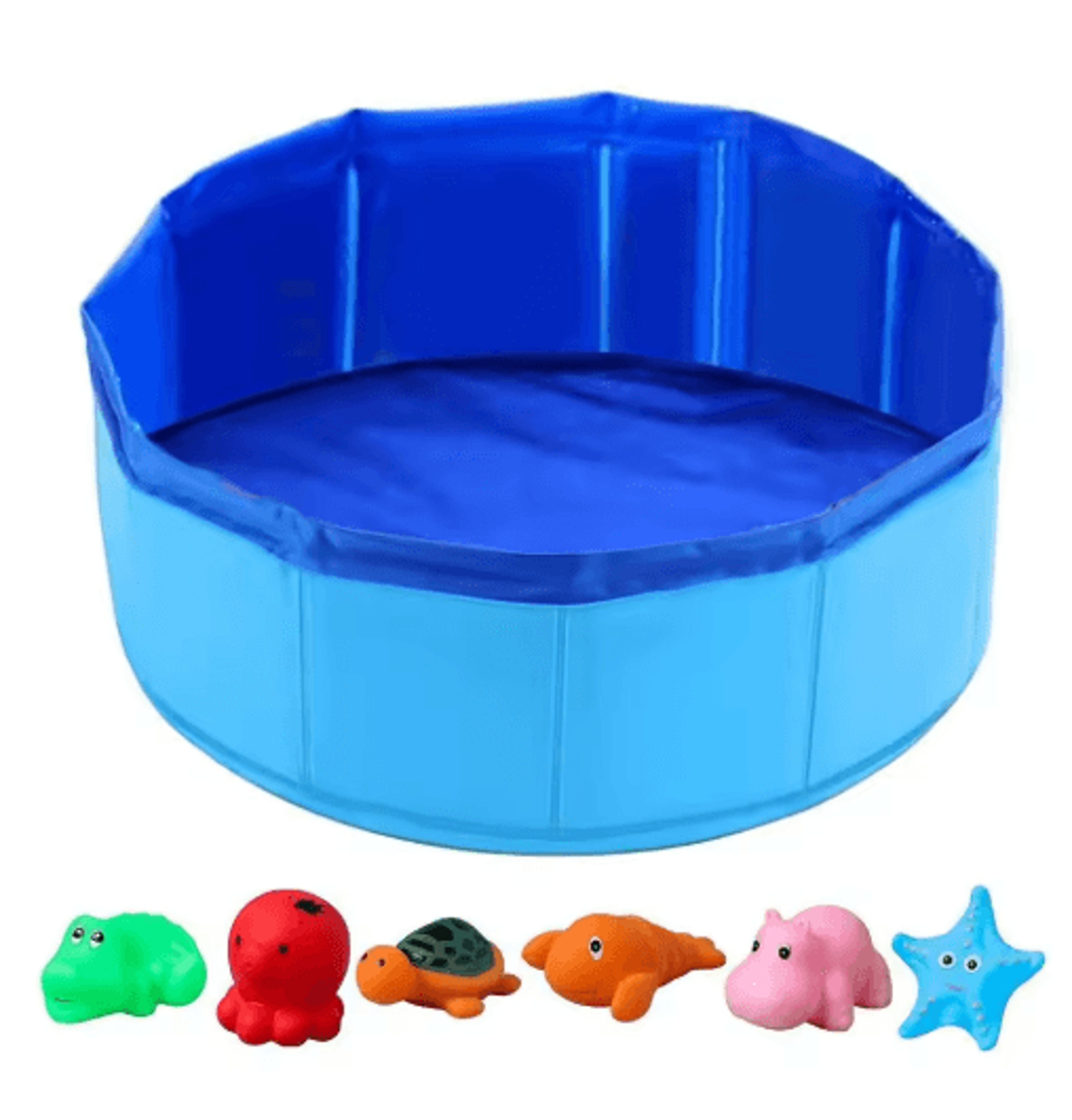 Splash Paws Foldable Pet Pool  Bath Tub For Cats And Dogs 5