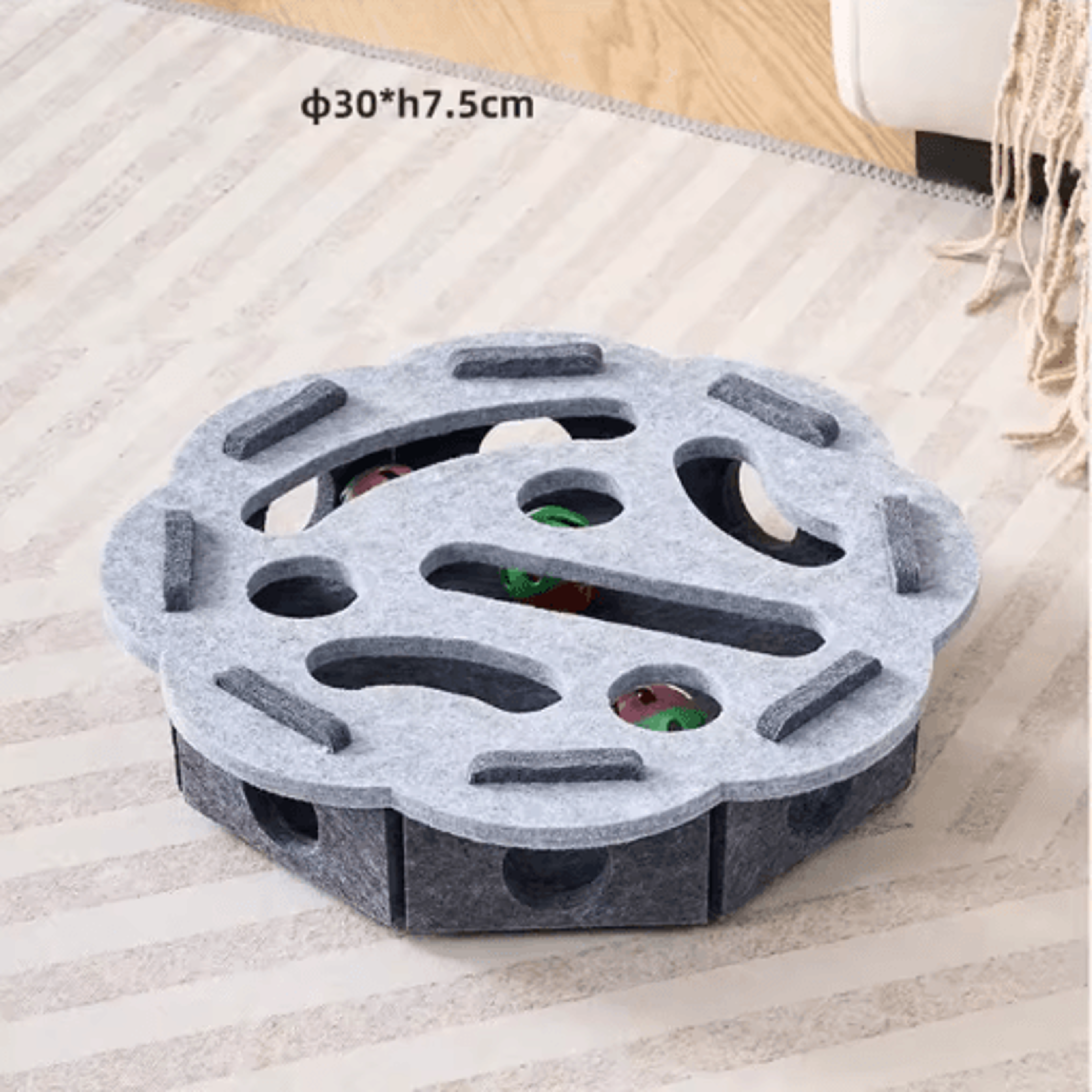 Sisal Cat Scratching Post For Indoor Cats With Interactive Play Design 6