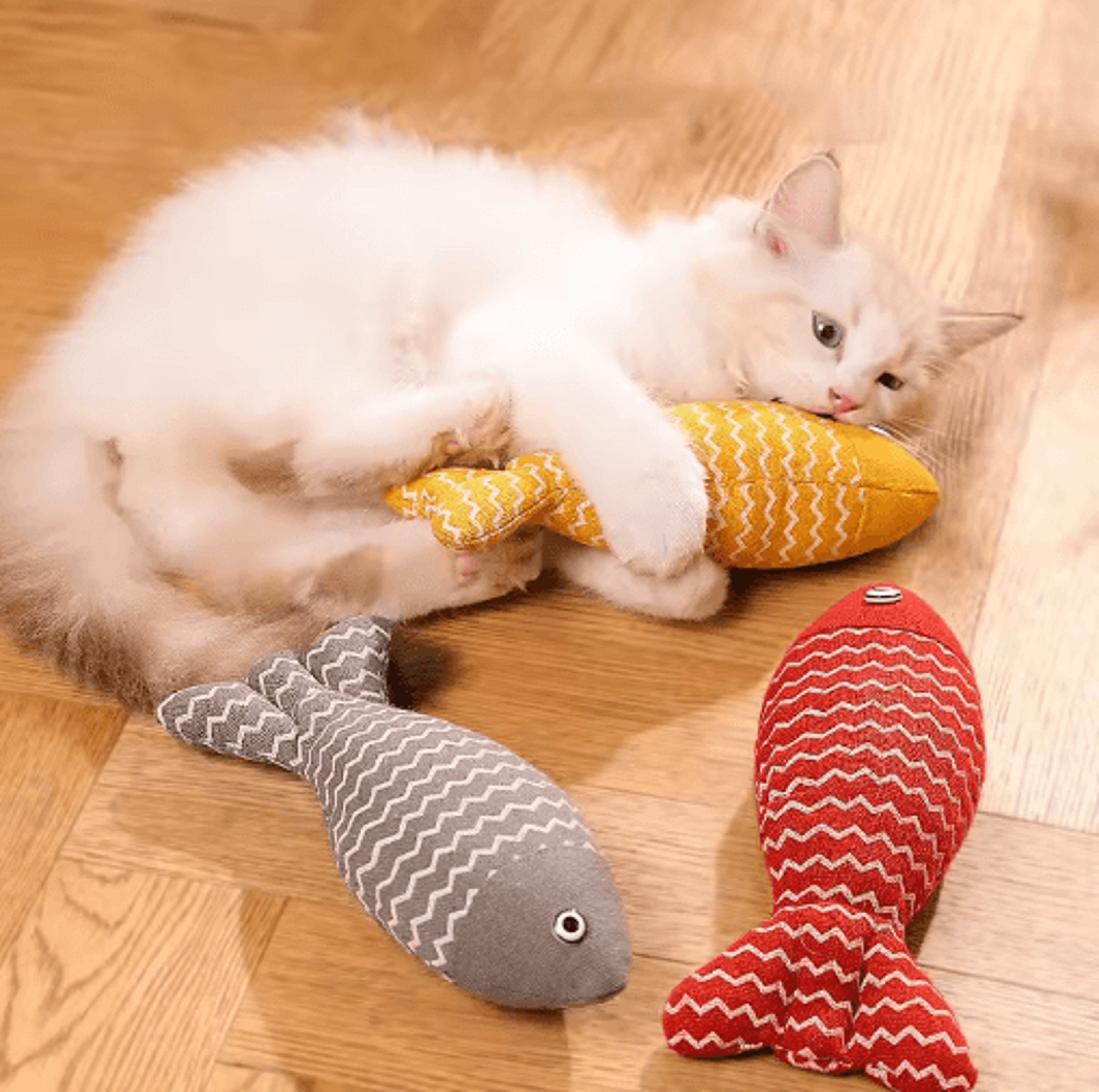 Interactive Fish Cat Kicker Toy For Indoor Cats And Kittens 8