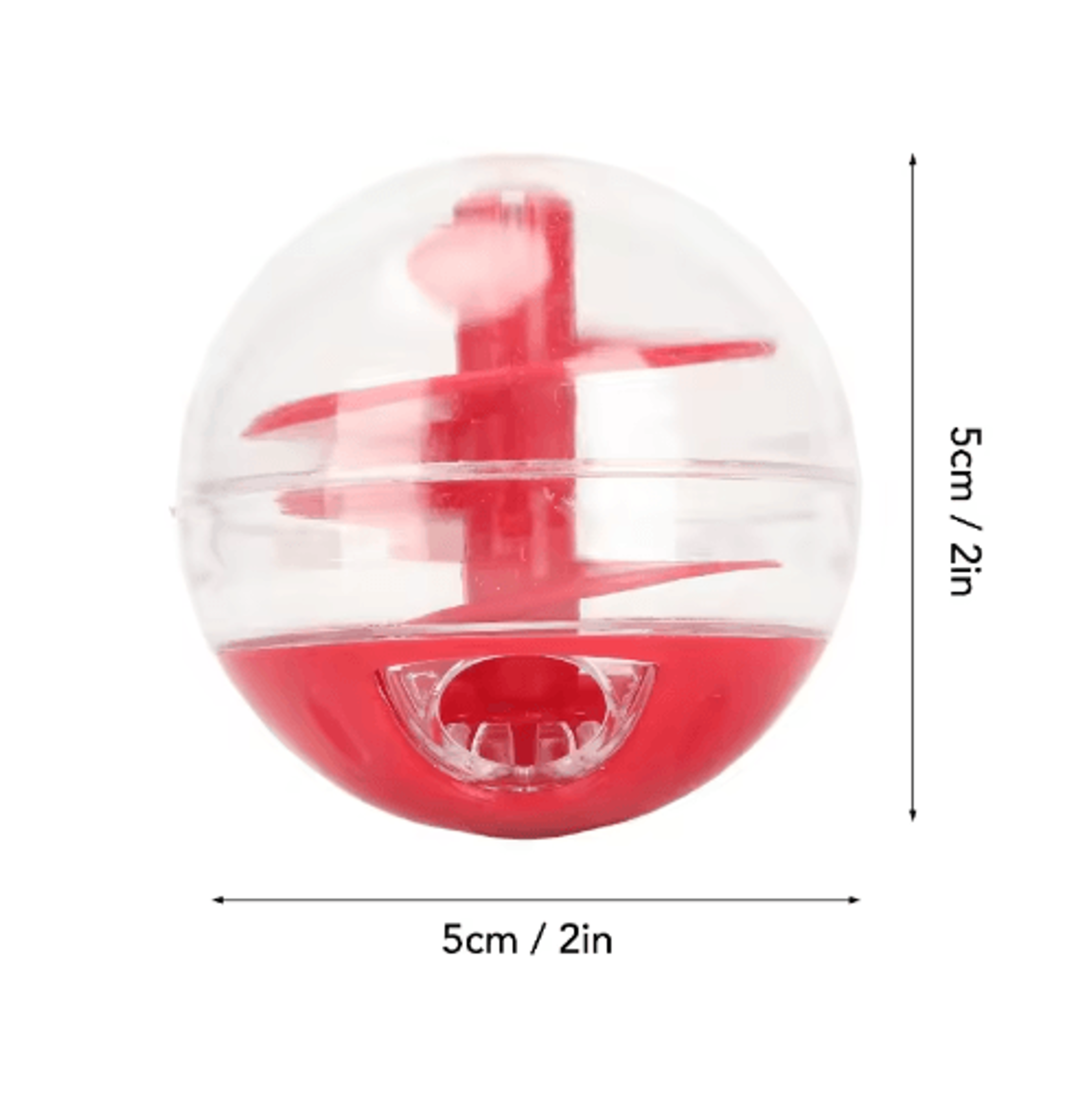 Interactive Cat Treat Dispensing Ball For Slow Feeding And Puzzle Play 2