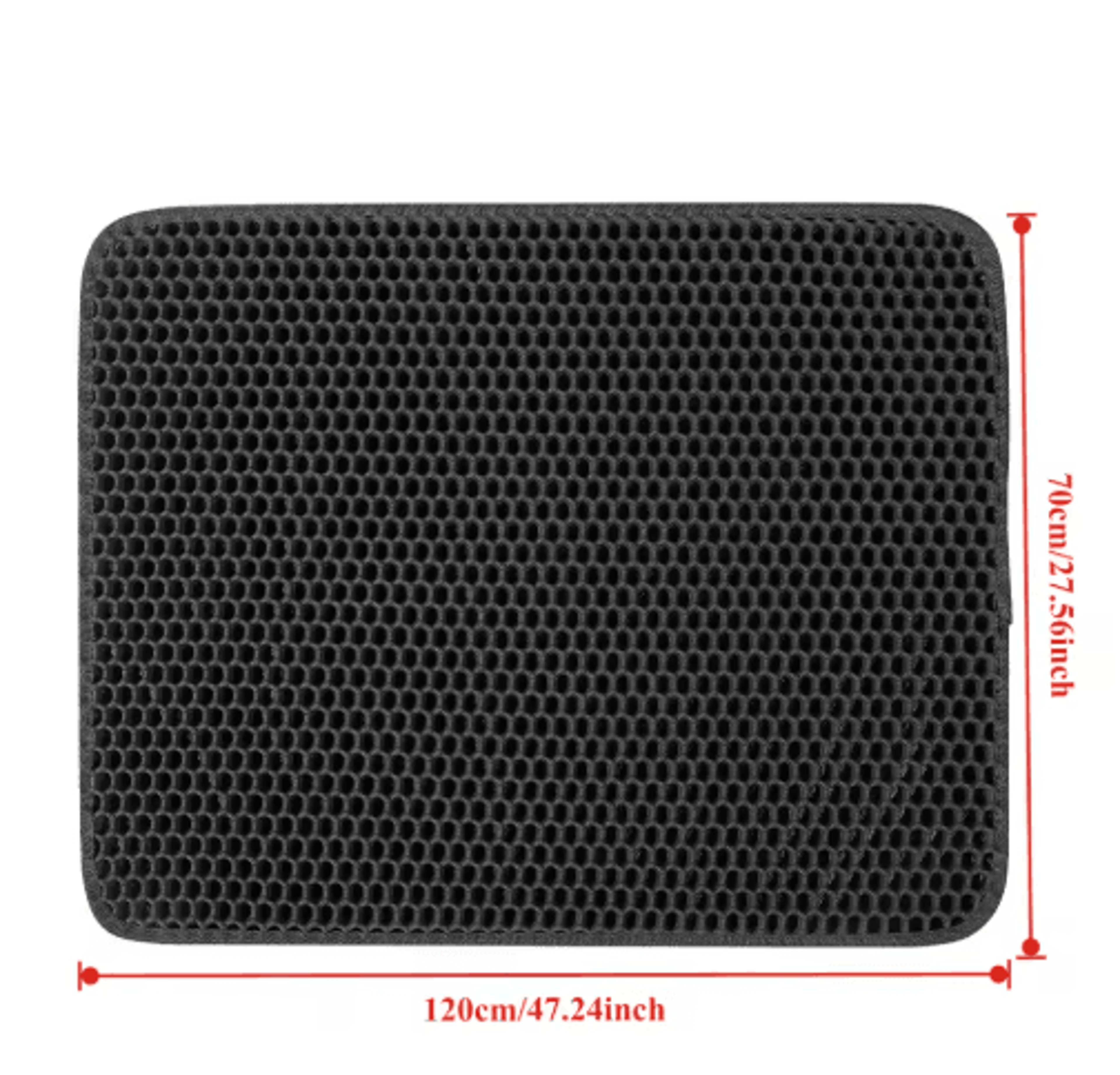 Waterproof DoubleLayer Cat Litter Mat  Large Litter Trapping Pad For Cleaner Floors 2
