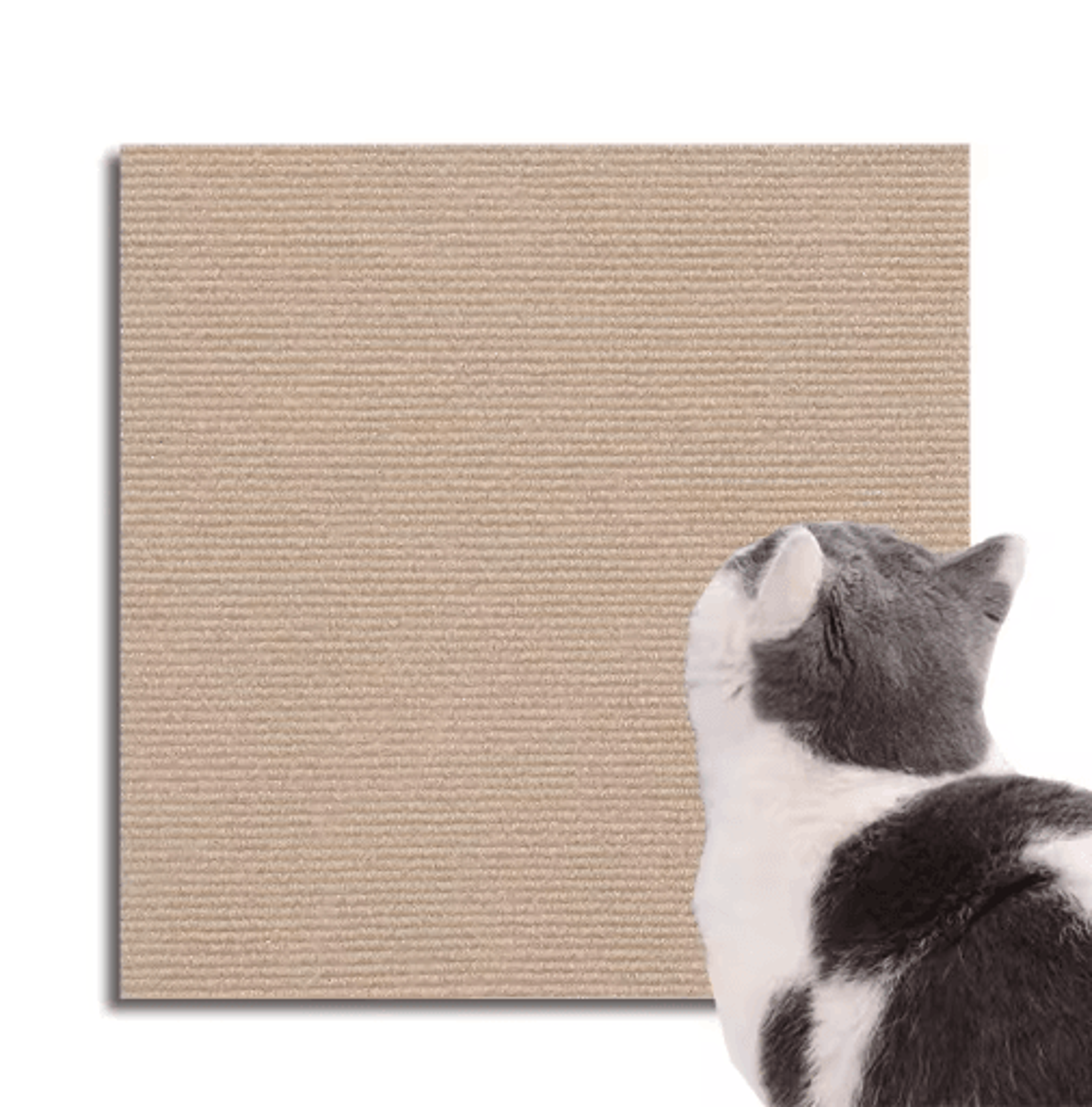 SelfAdhesive Cat Climbing  Scratching Mat  Trimmable Wall Protector For Active Cats 3