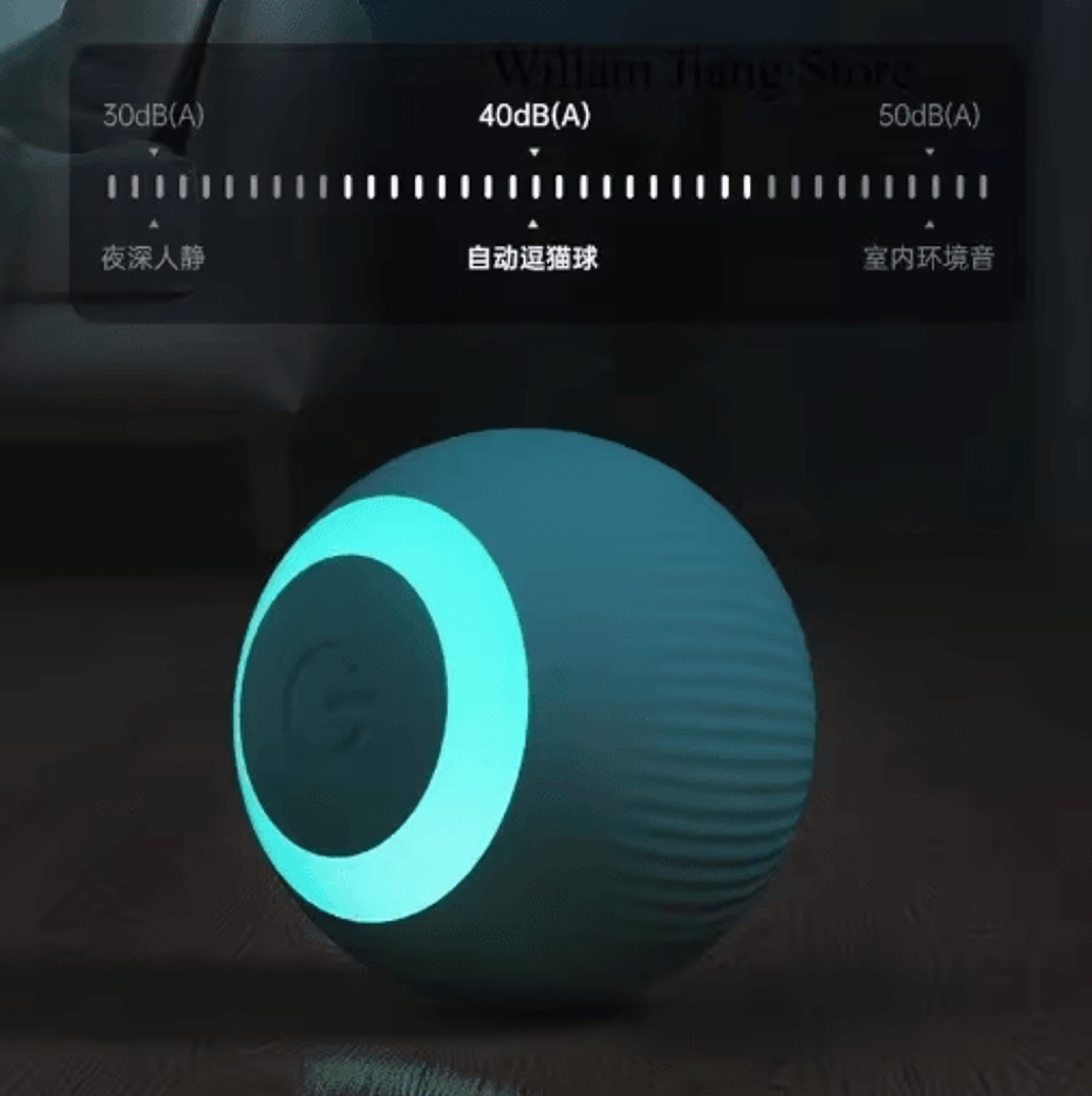 Rechargeable Rolling Electric Cat Ball  Interactive Smart Toy For Indoor Cats 7