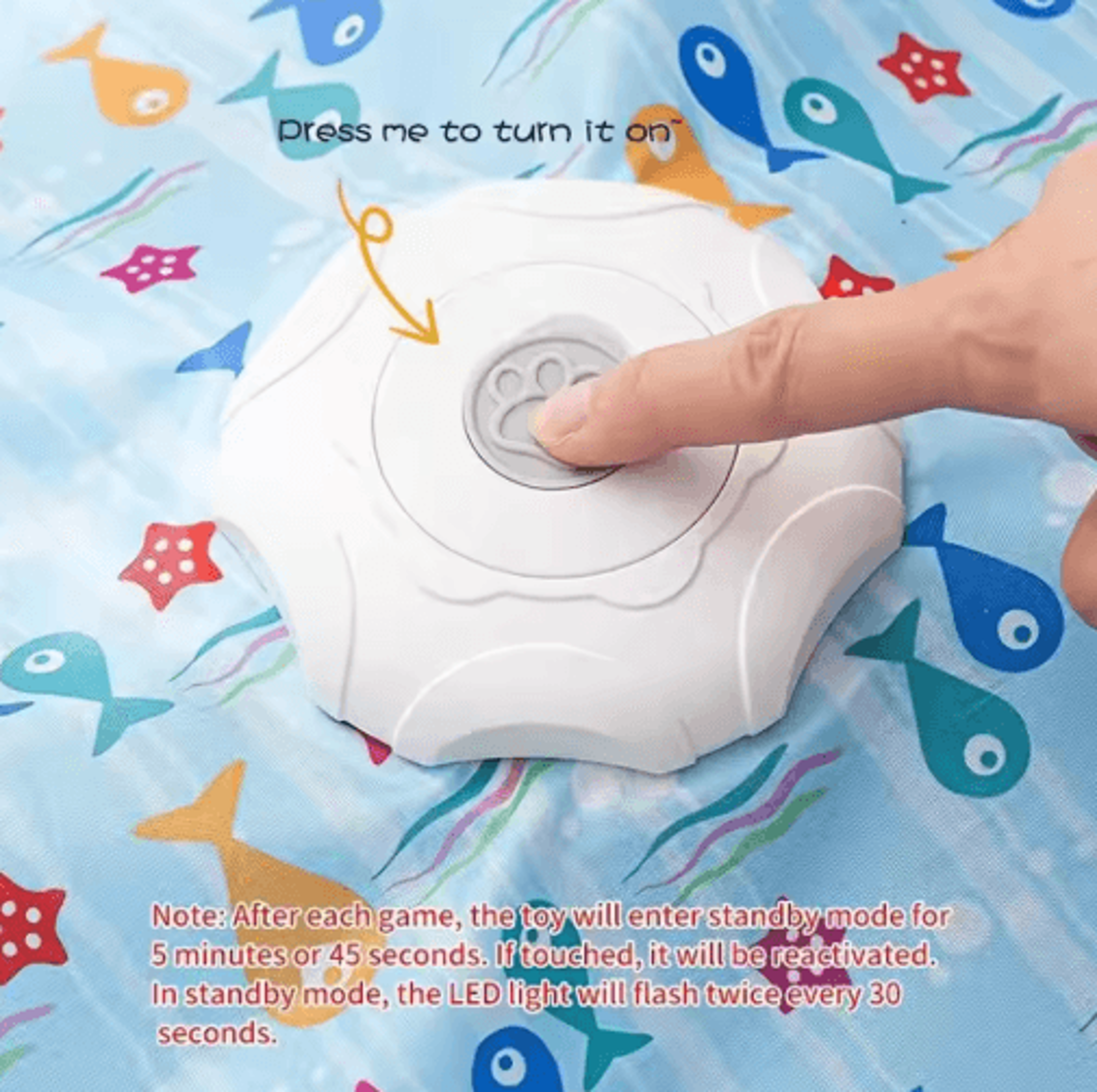 Interactive Automatic Cat Turntable Toy Feather Chase  Animal Sound Enrichment Game 5