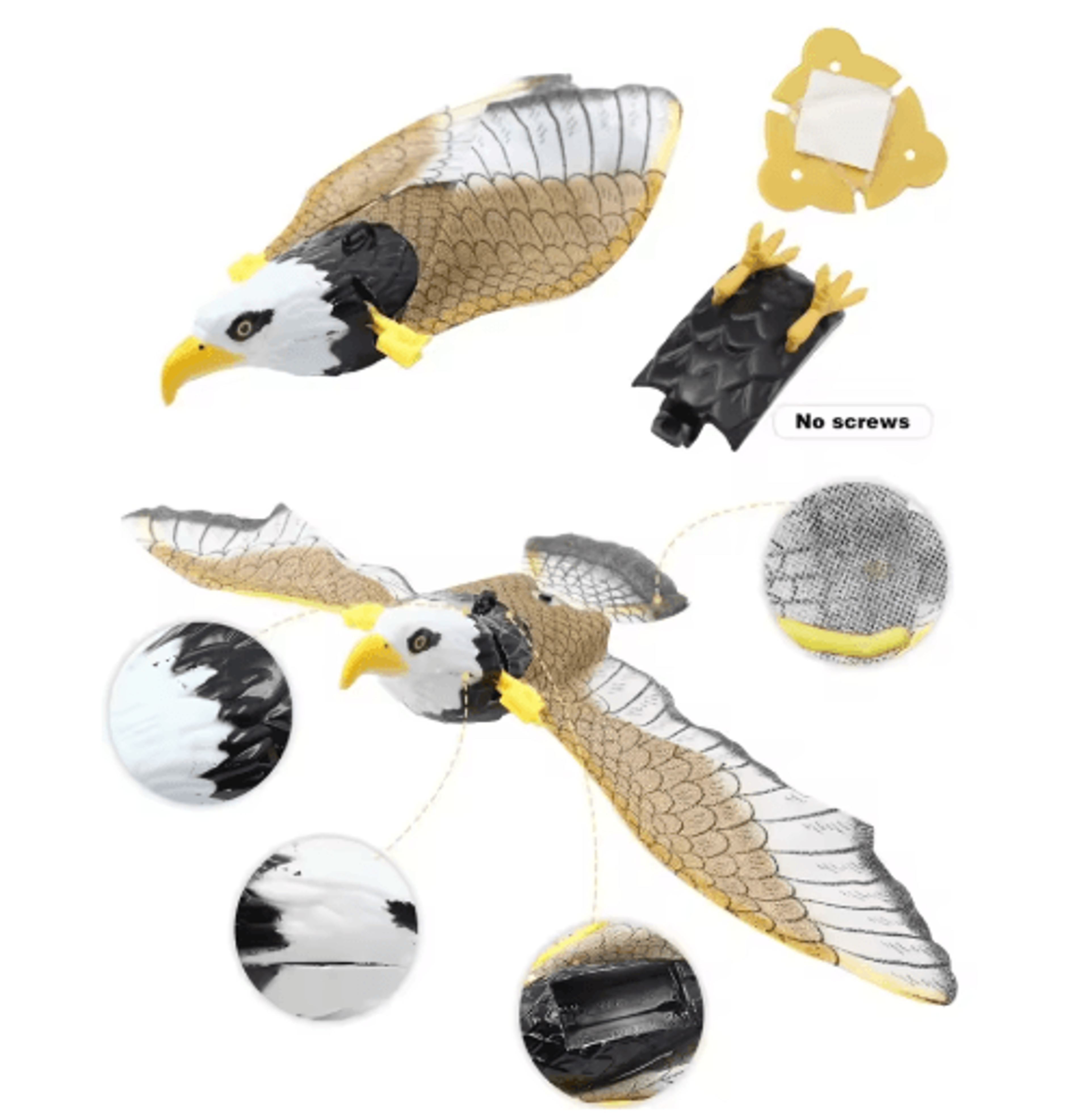 Electric Flying Bird Cat Toy  Interactive Hanging Bird Simulator For Curious Cats 10