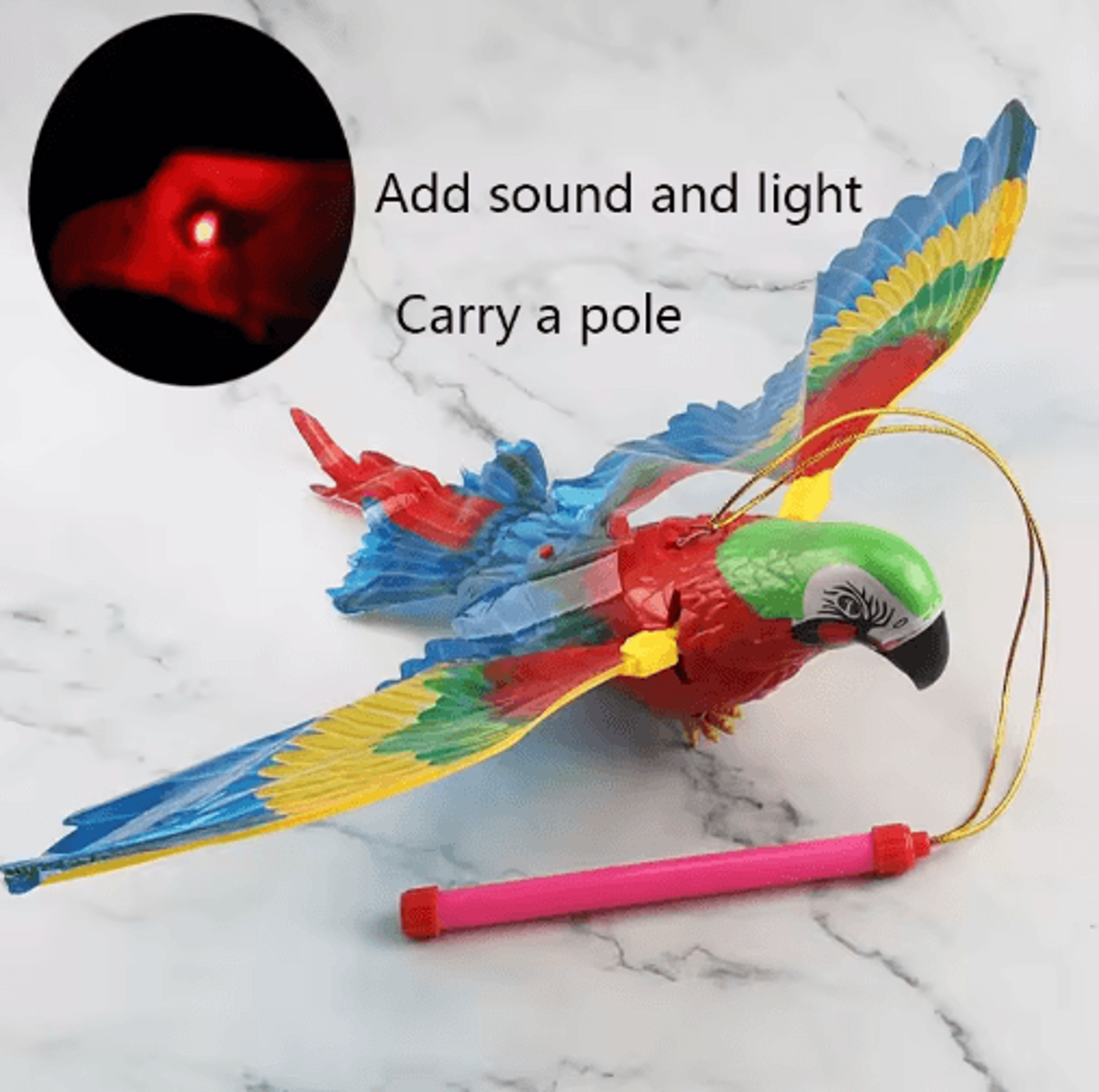 Electric Flying Bird Cat Toy  Interactive Hanging Bird Simulator For Curious Cats 3