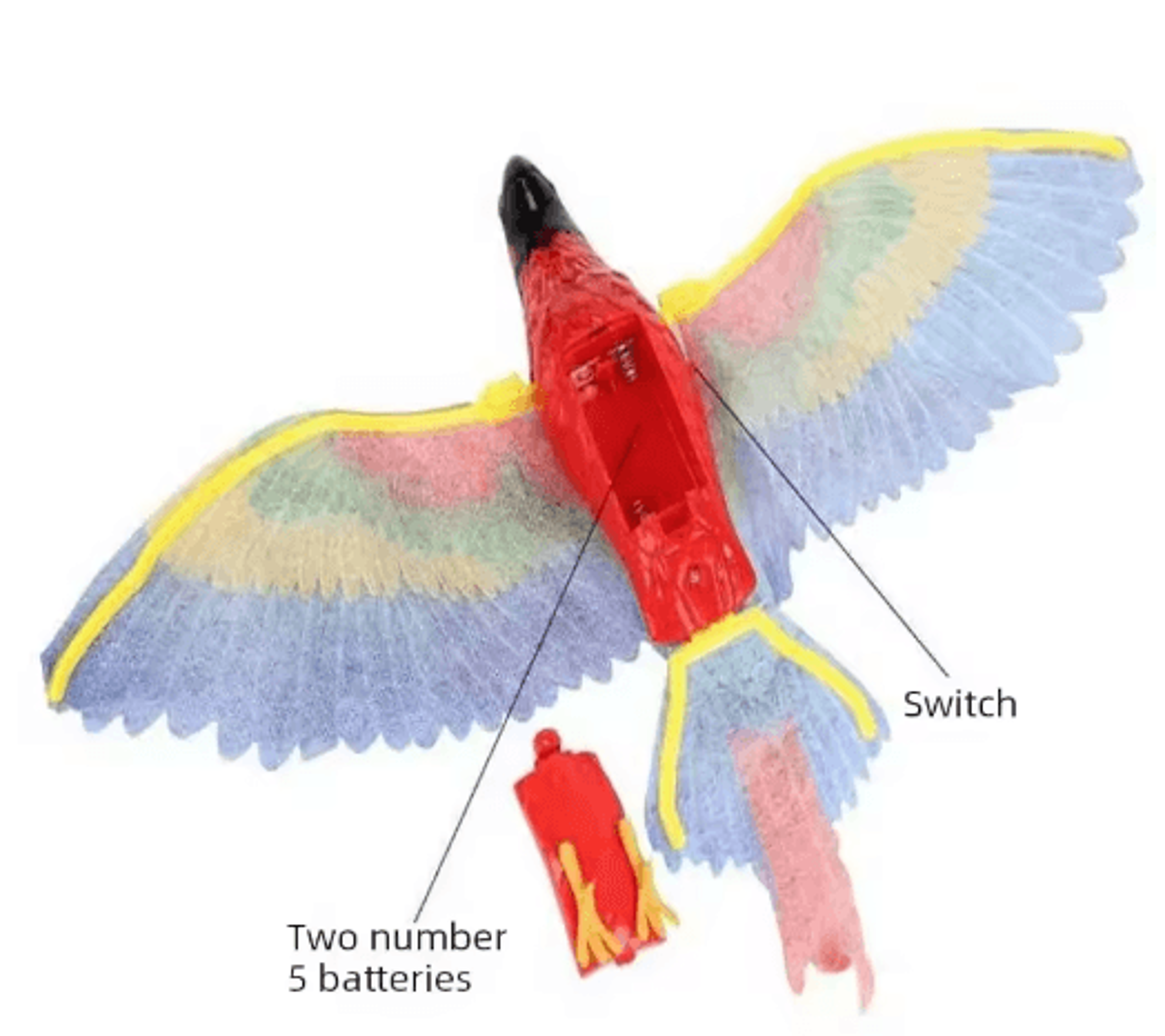 Electric Flying Bird Cat Toy  Interactive Hanging Bird Simulator For Curious Cats 7