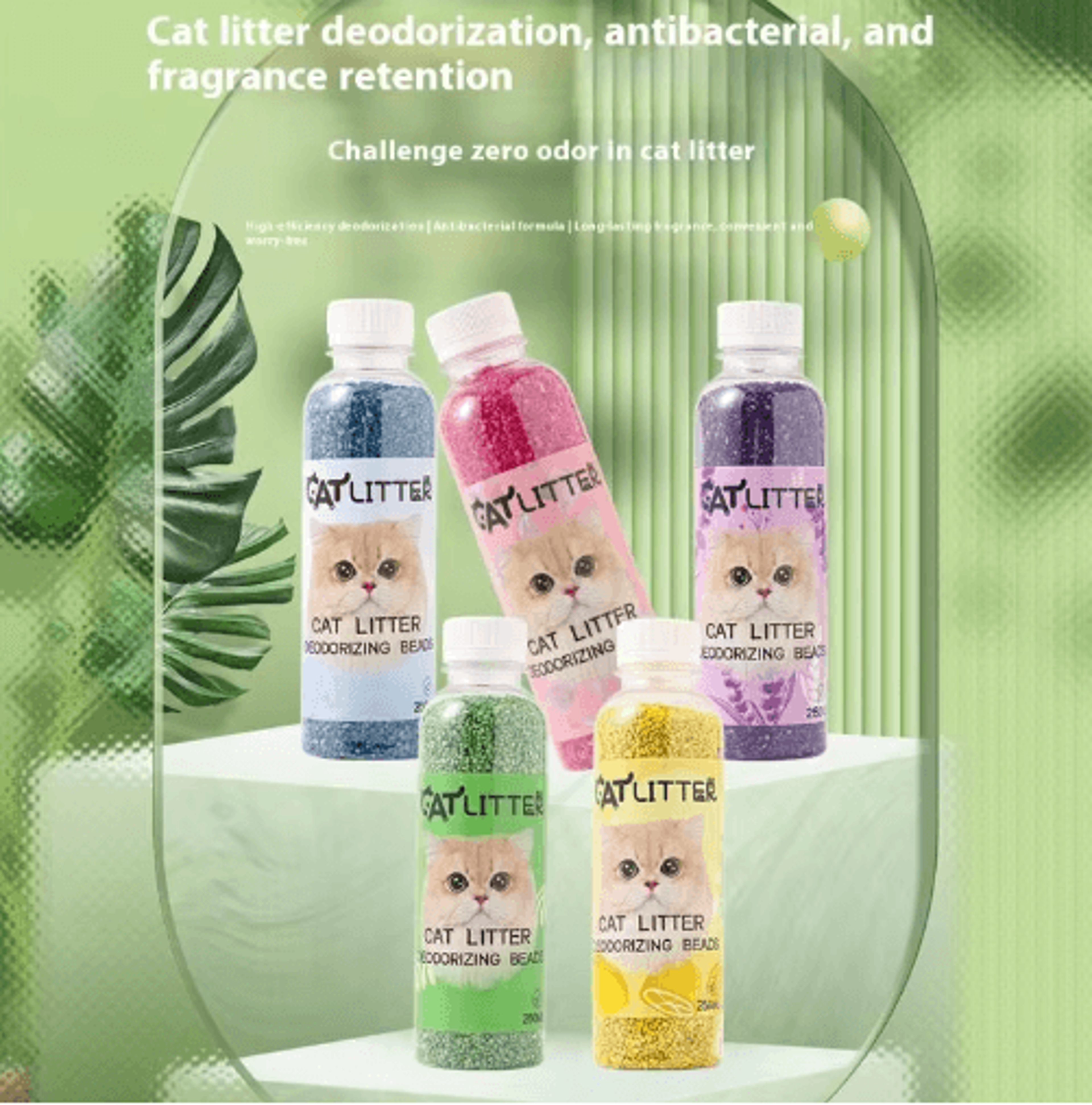 Cat Litter Deodorizing Beads  LongLasting Freshness  Odor Control For Litter Boxes 0