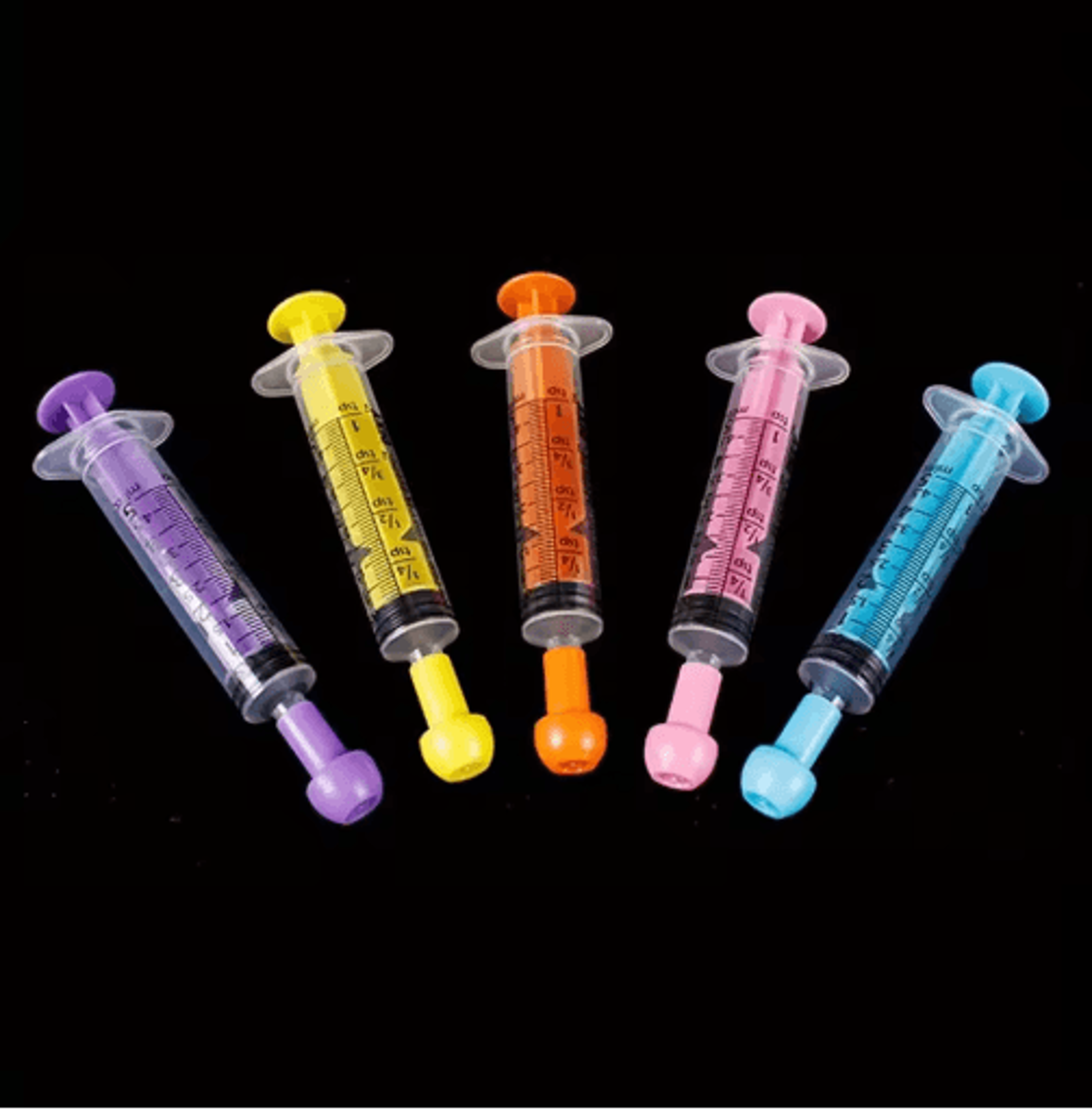 6pcs pet feeding syringe set 5ml & 10ml oral dispensers for cats, dogs & small pets