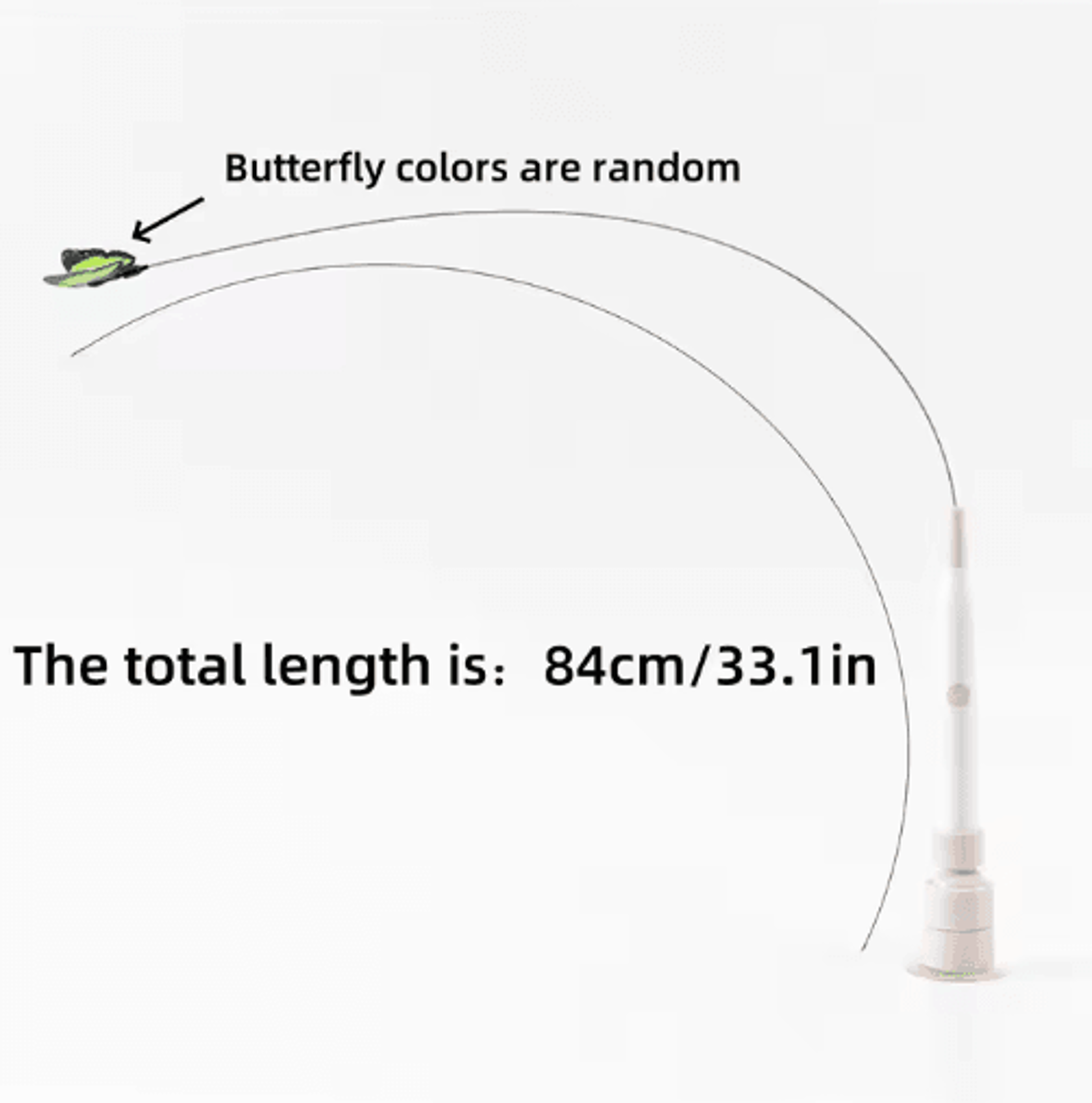 Automatic Suction Cup Cat Teaser Toy Electric Interactive Wand For Indoor Cats 2