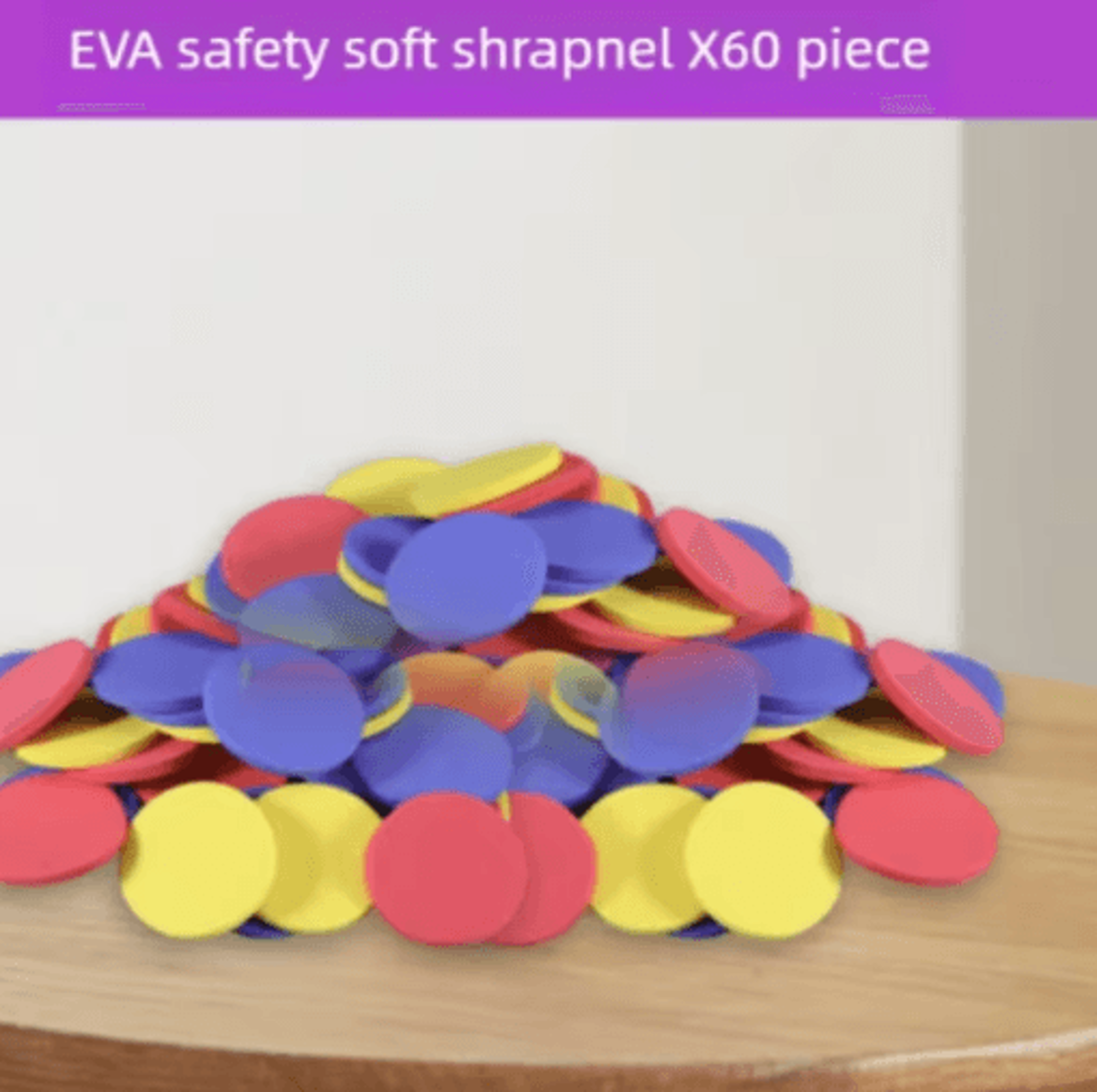 SkyLaunch Double Foam Disc Blaster  Interactive Flying Disc Launcher Toy For Kids 3