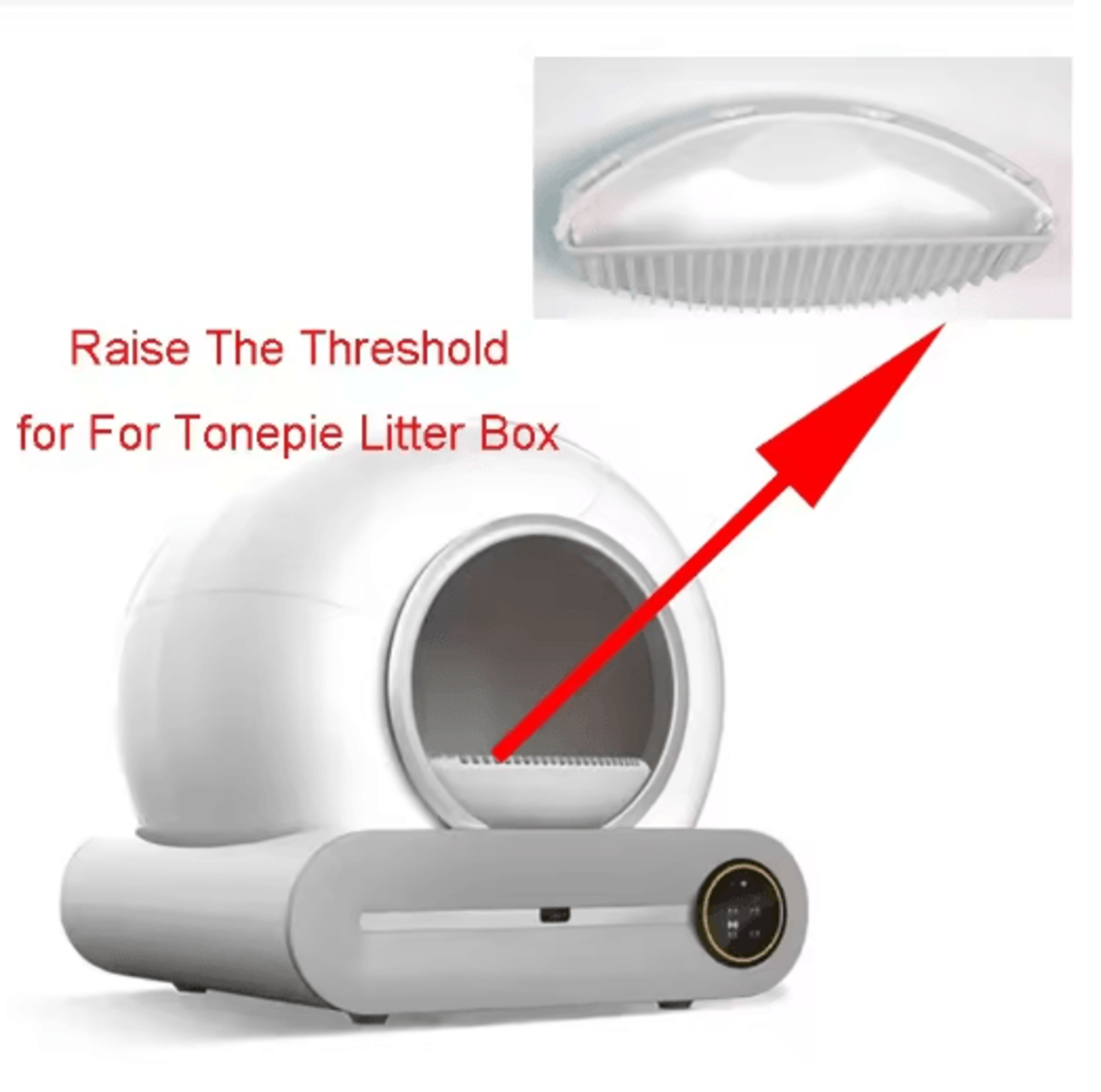 Clean Bin Litter Box Waste Collection Kit  Replacement Bin Door  Garbage Bag Set For Automatic Cat  7