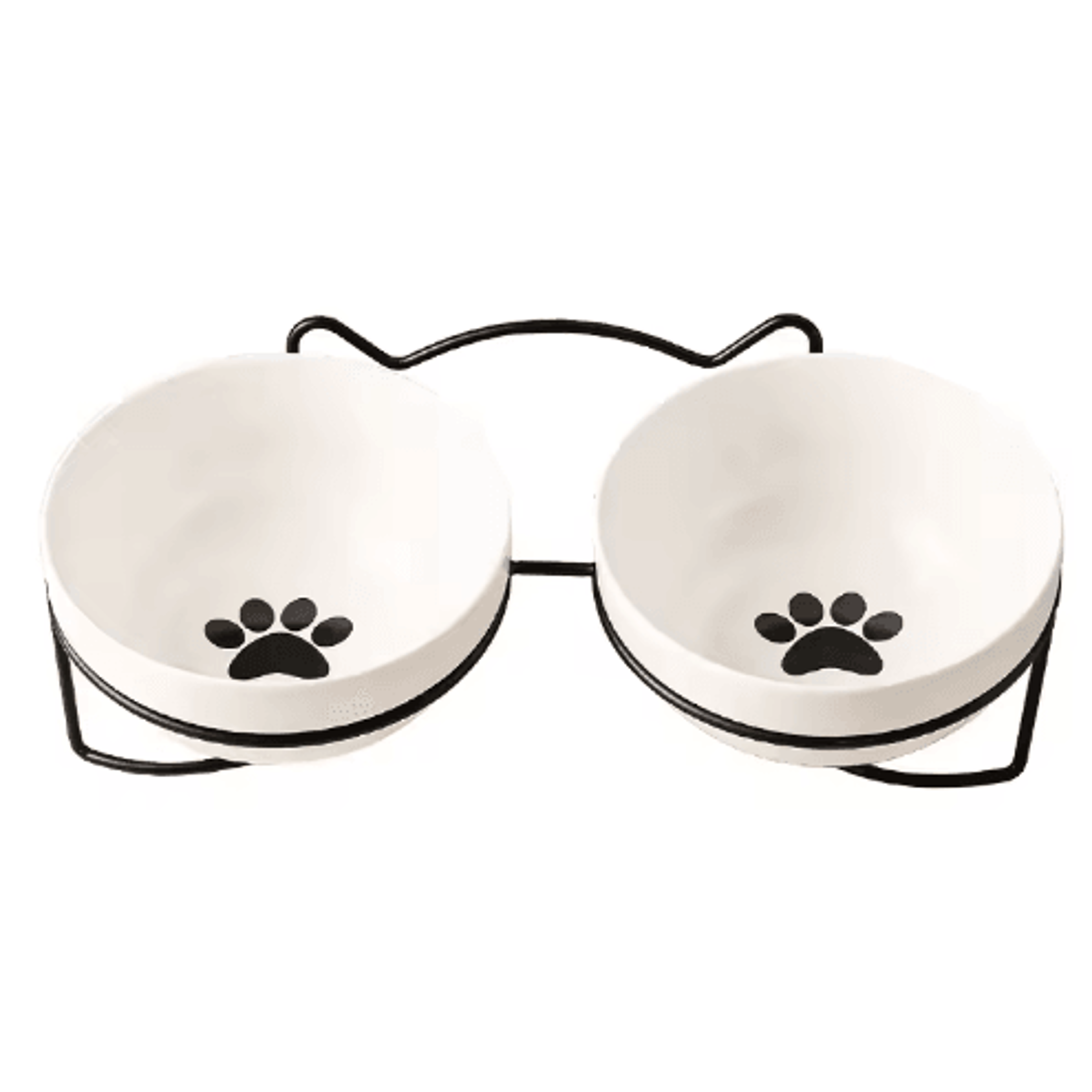 Comfort Rise Ceramic Pet Bowl Set Elevated Double Cat  Dog Feeding Bowl For Comfortable Dining 9