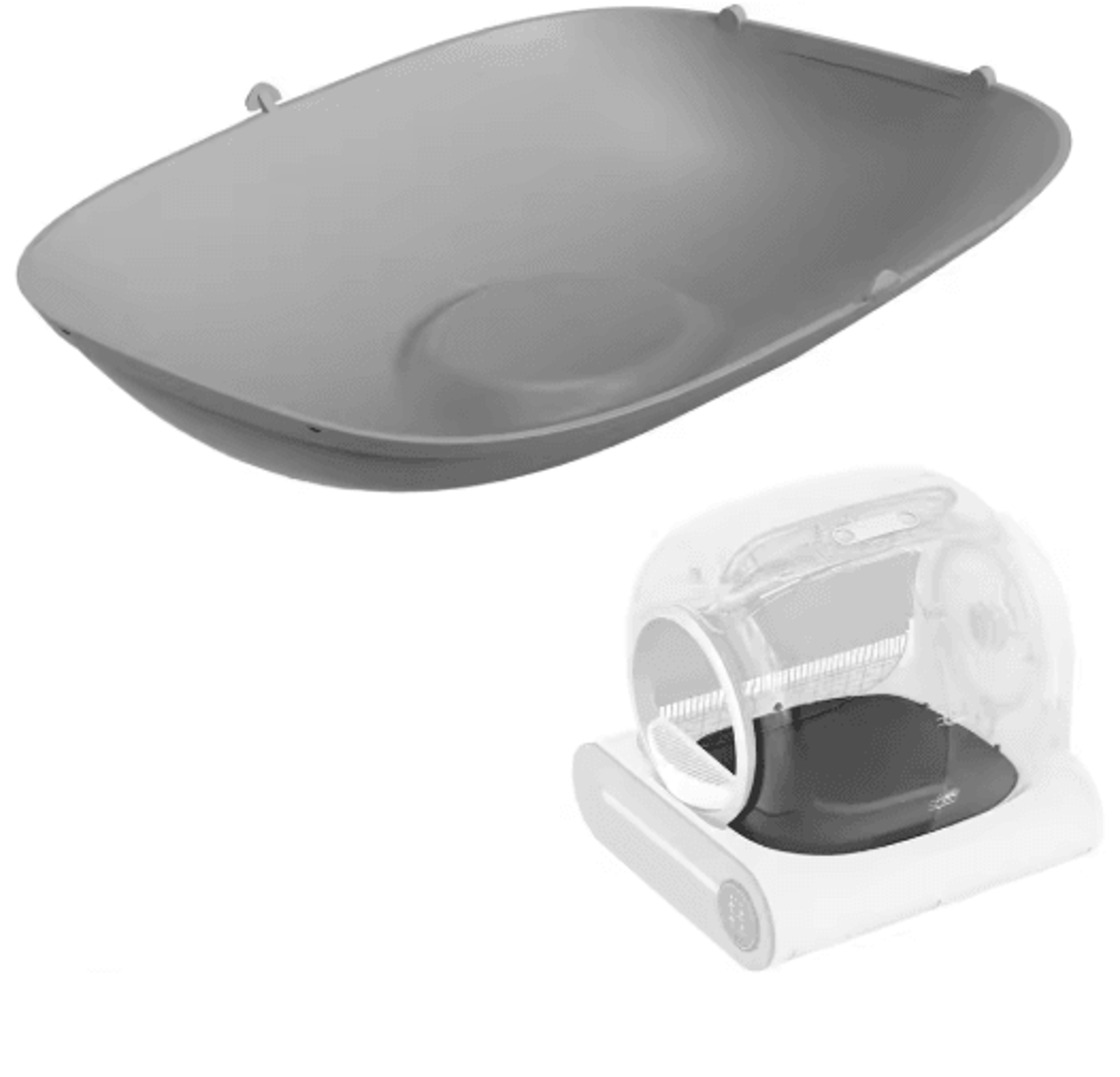 Tonepie Tipro Litter Box Filter Screen  Removable Sand Baffle Accessory For Smart Cat Litter Boxes 8