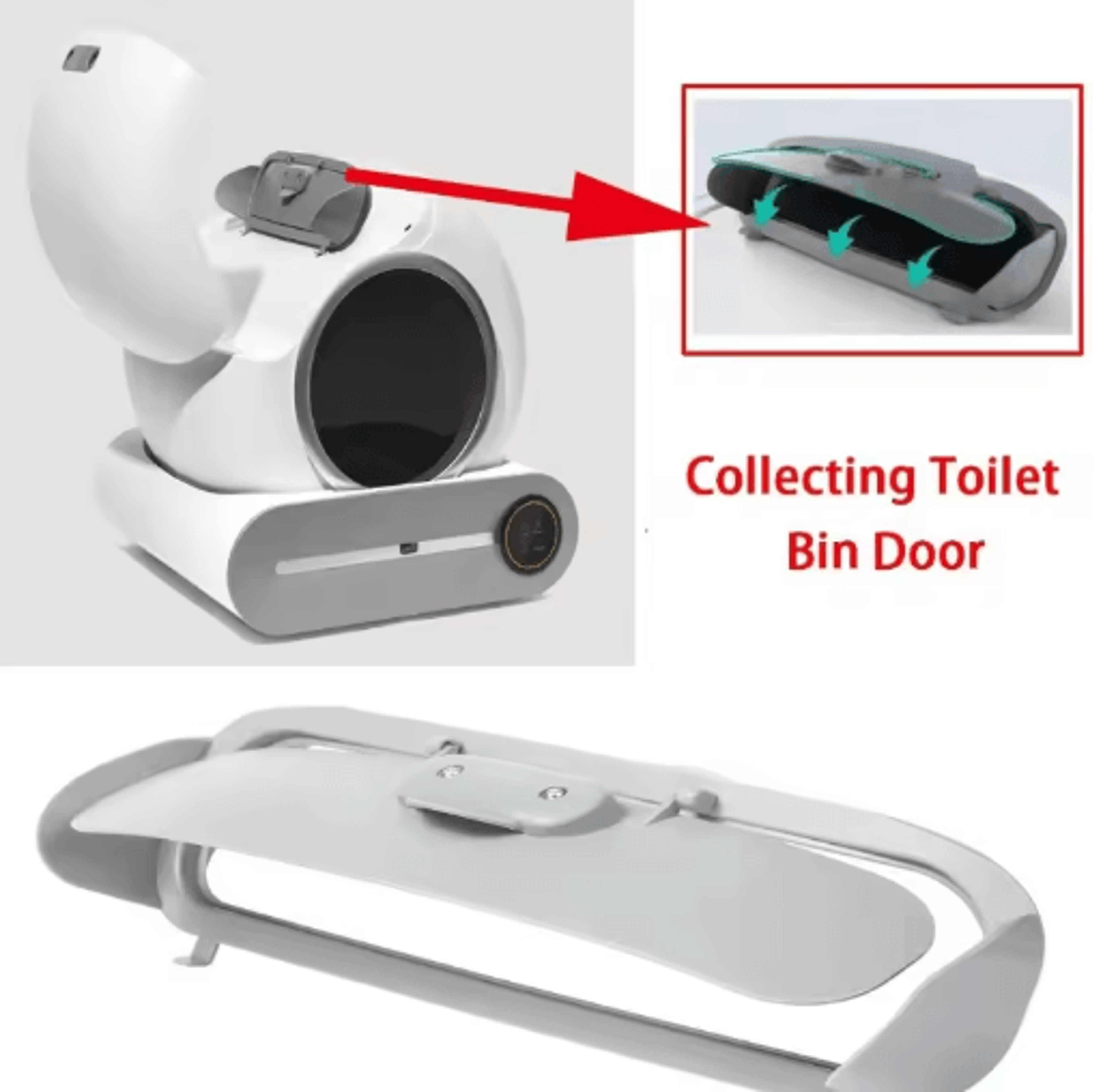 Tonepie Tipro Litter Box Filter Screen  Removable Sand Baffle Accessory For Smart Cat Litter Boxes 13
