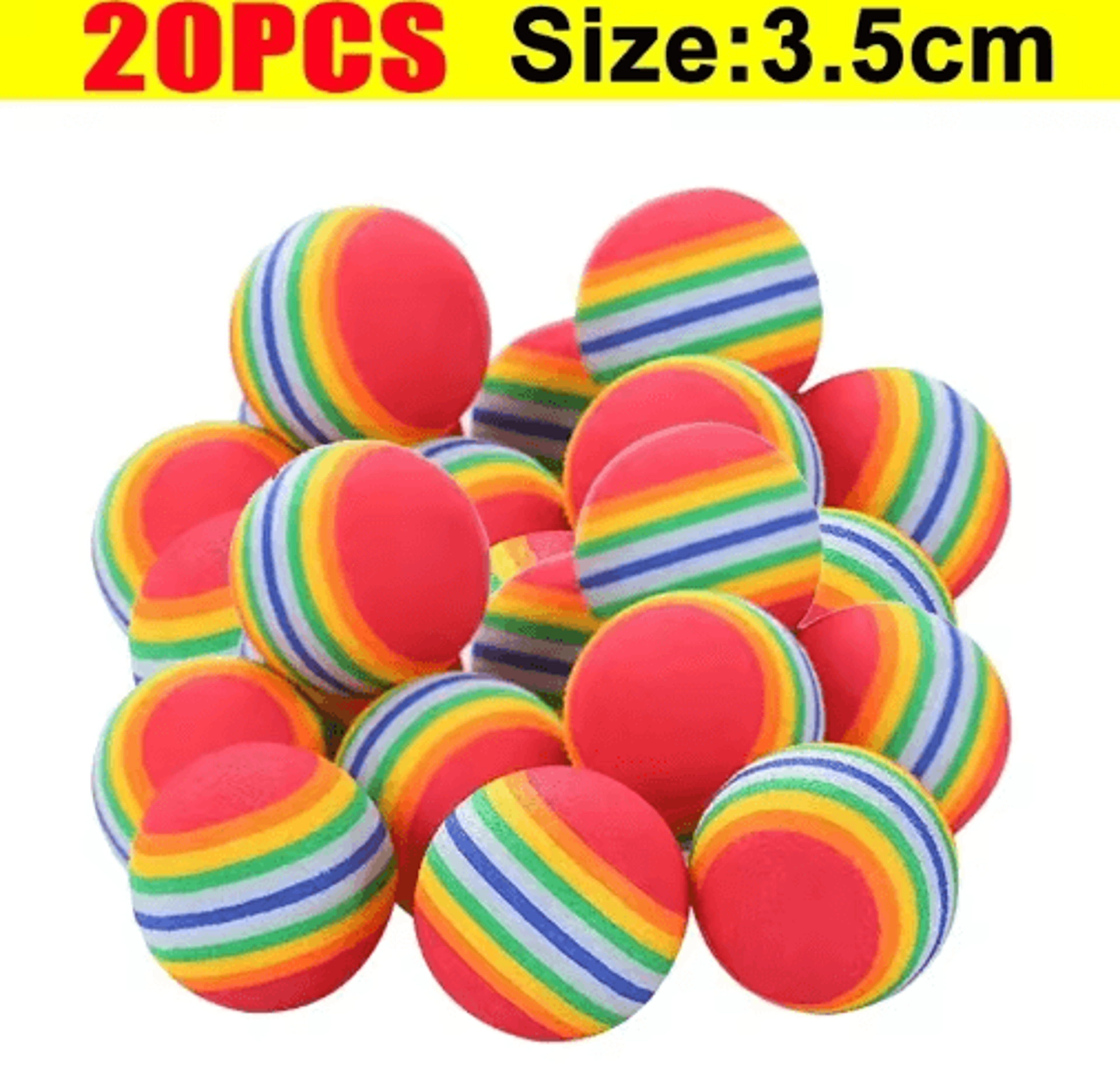RainbowBounce EVA Pet Ball Set  BiteResistant Interactive Balls For Cats Kittens  Puppies 5