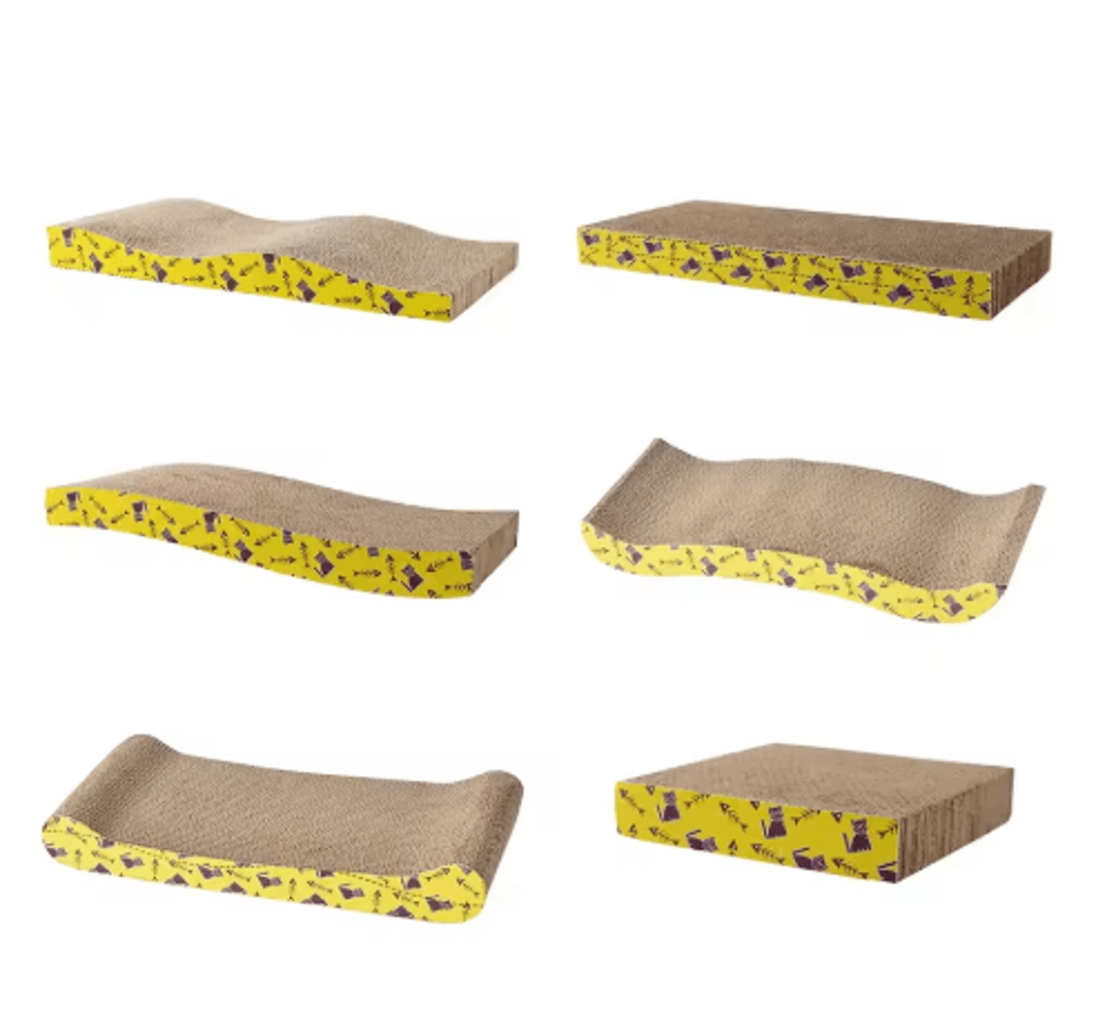 CozyNest Cardboard Cat Scratcher Bed  Lounge 0