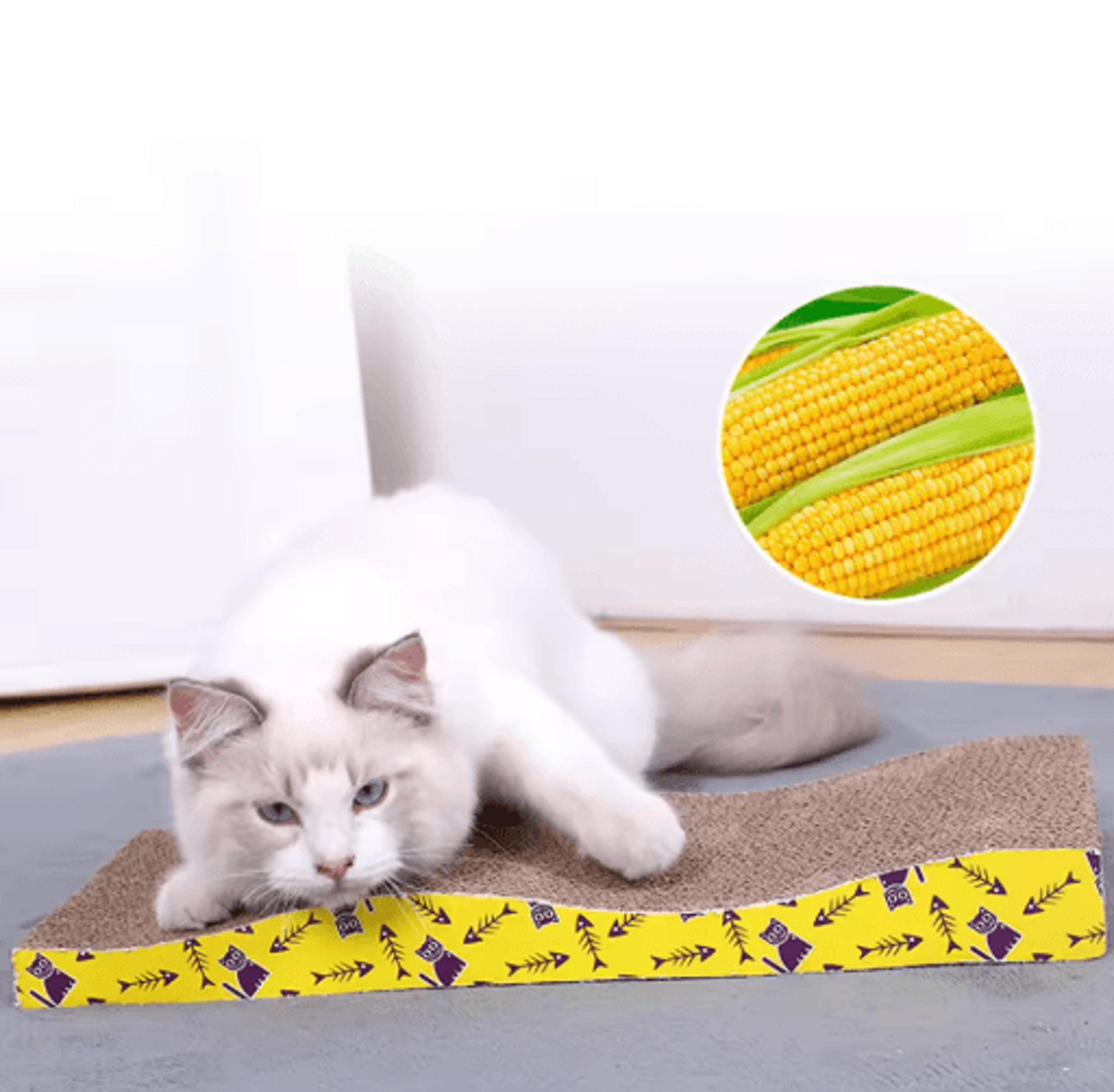 CozyNest Cardboard Cat Scratcher Bed  Lounge 9