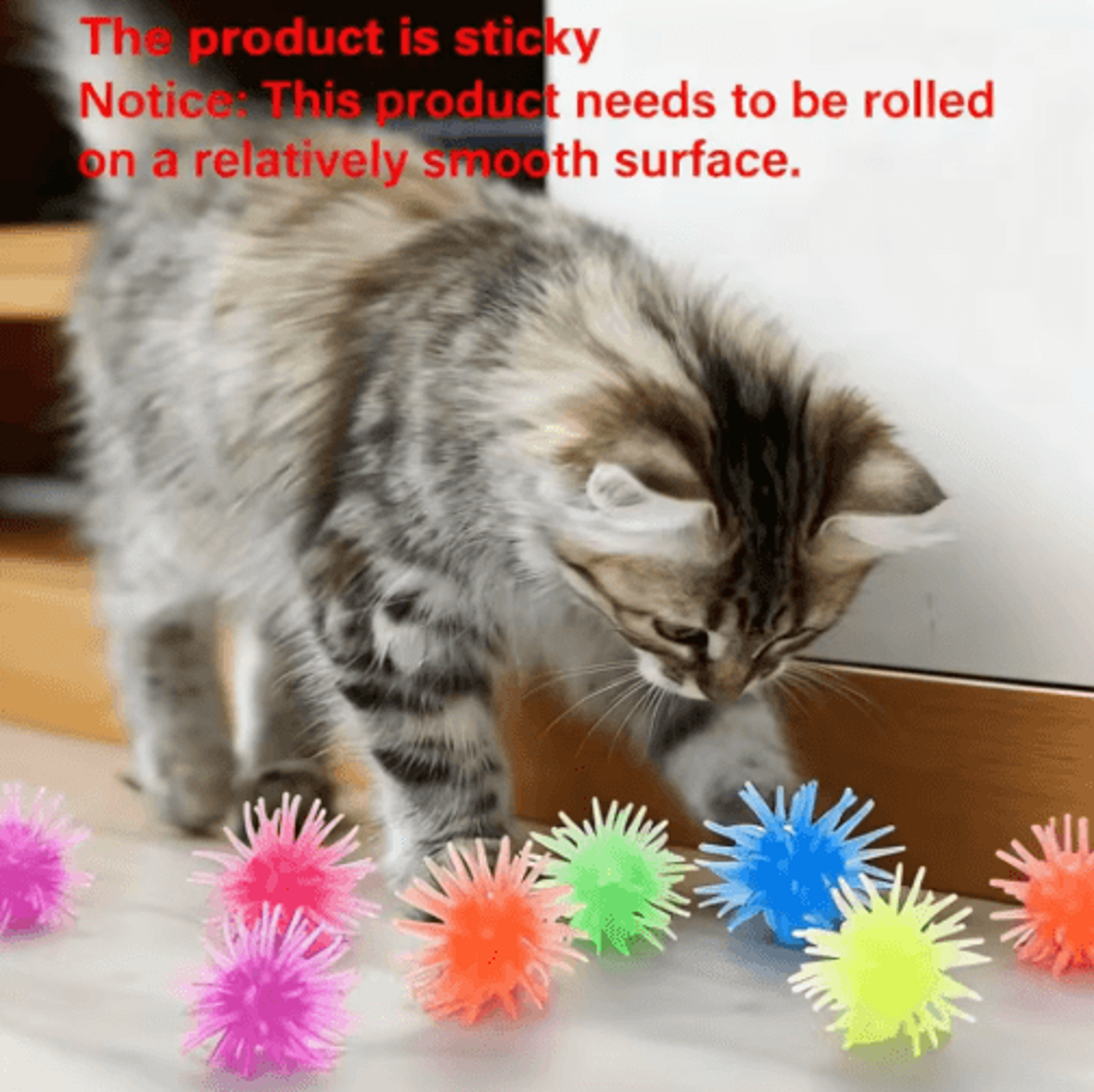 Bounce Chase Interactive Cat Toy Balls Set For Indoor Kittens  Cats 6