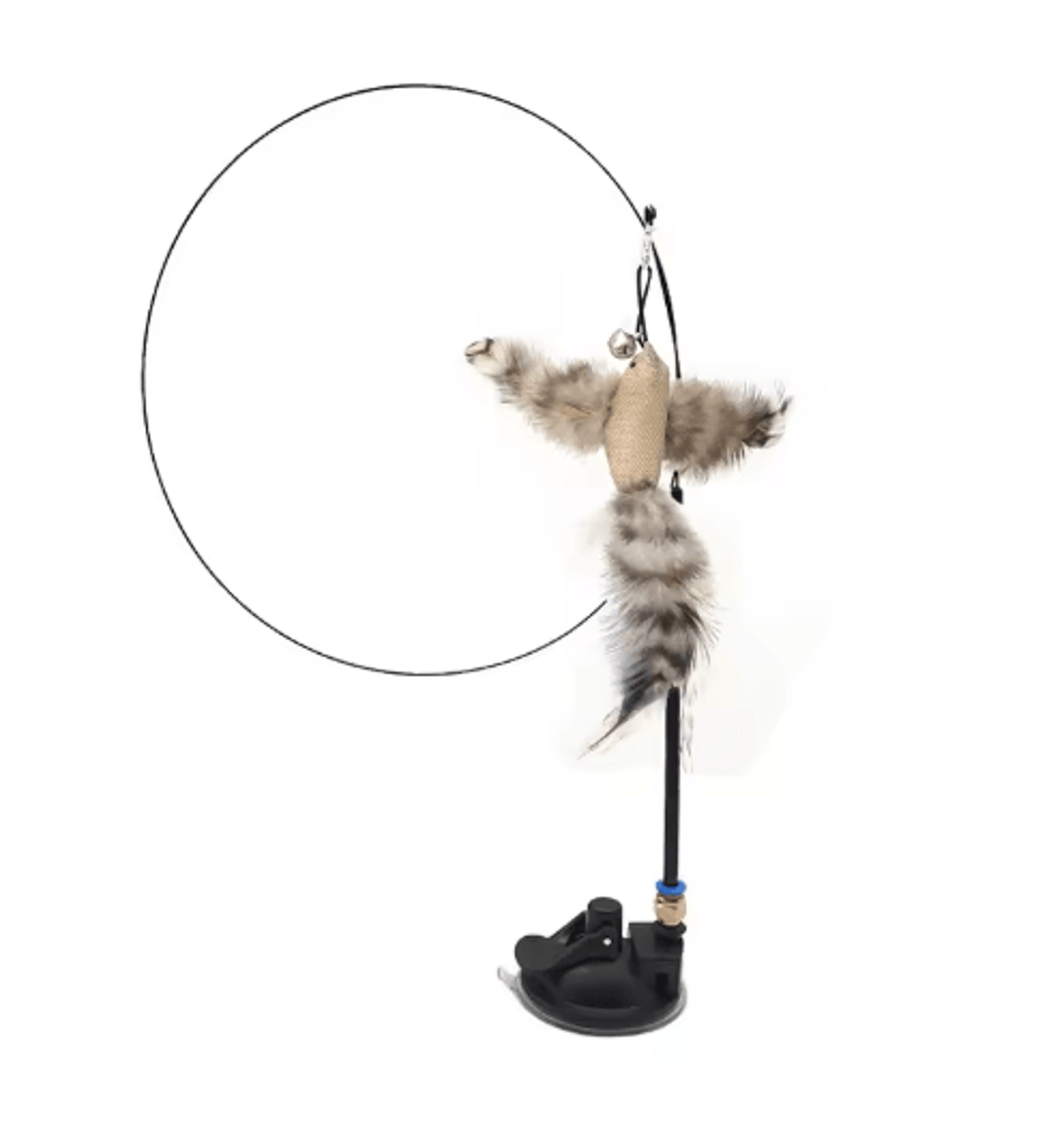 Feather Flight Interactive Bird Teaser Wand Toy For Cats 2
