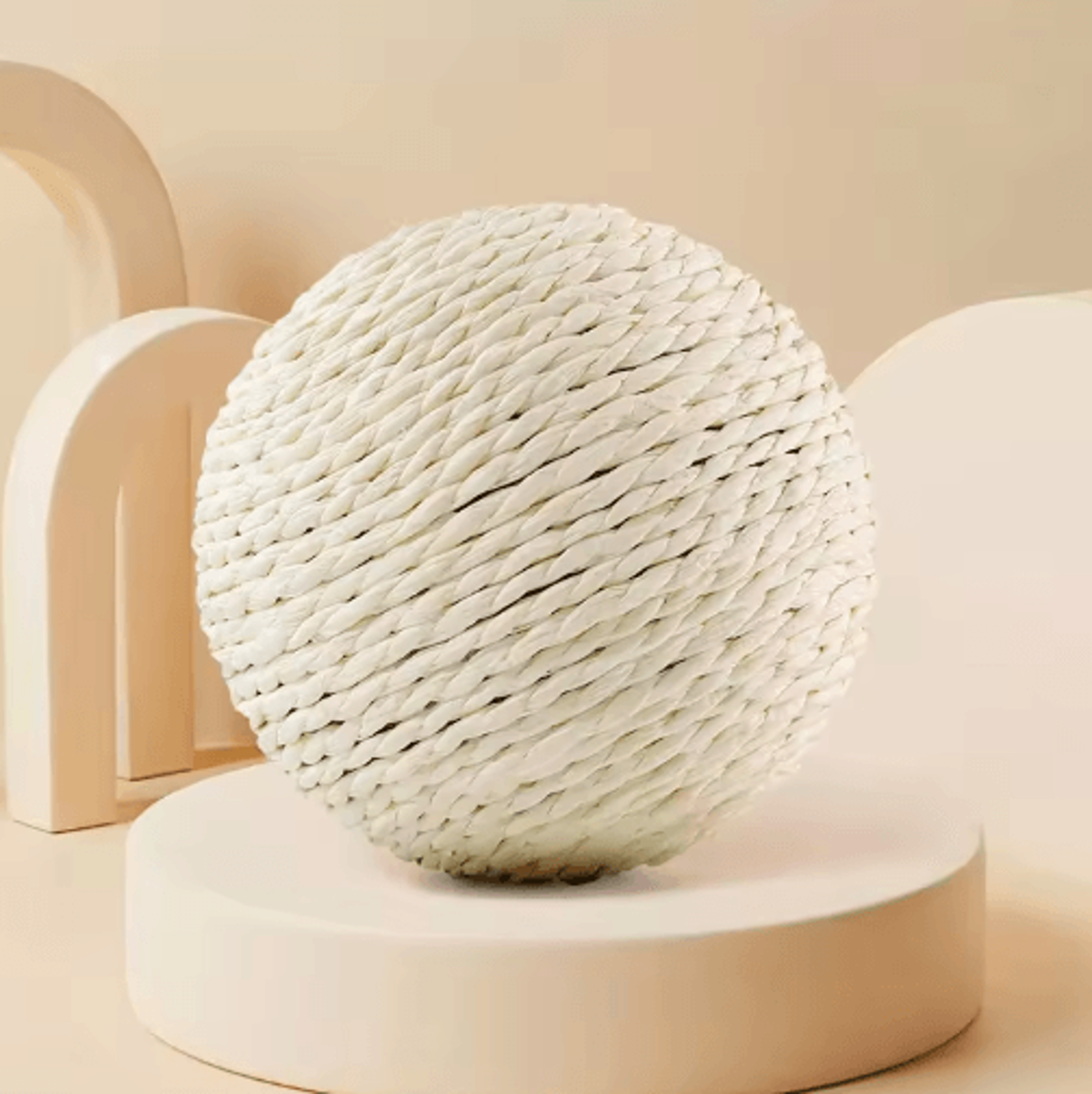 SisalSound Interactive Cat Scratching Ball Toy For Teething  Play 2