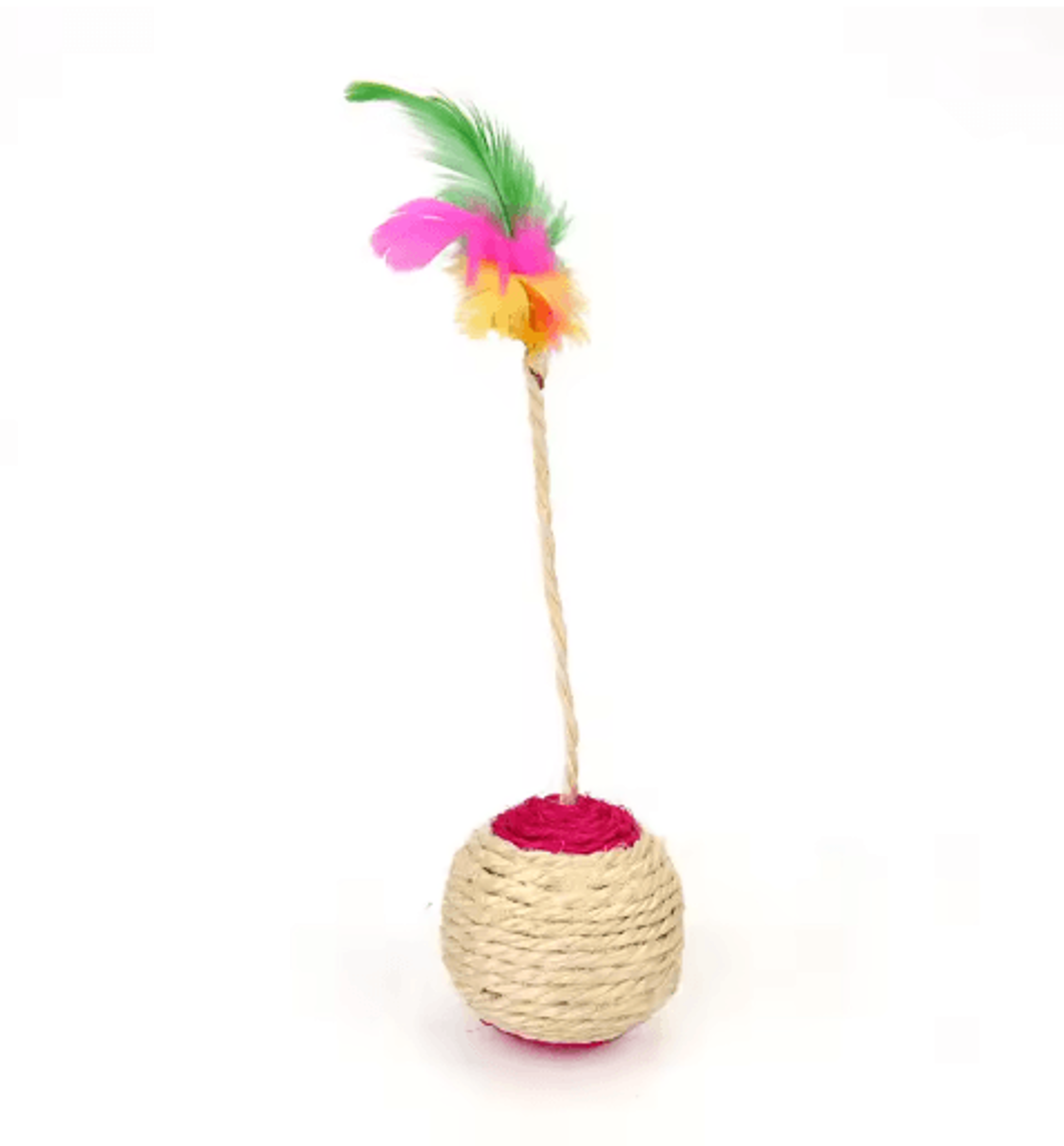 SisalSound Interactive Cat Scratching Ball Toy For Teething  Play 7