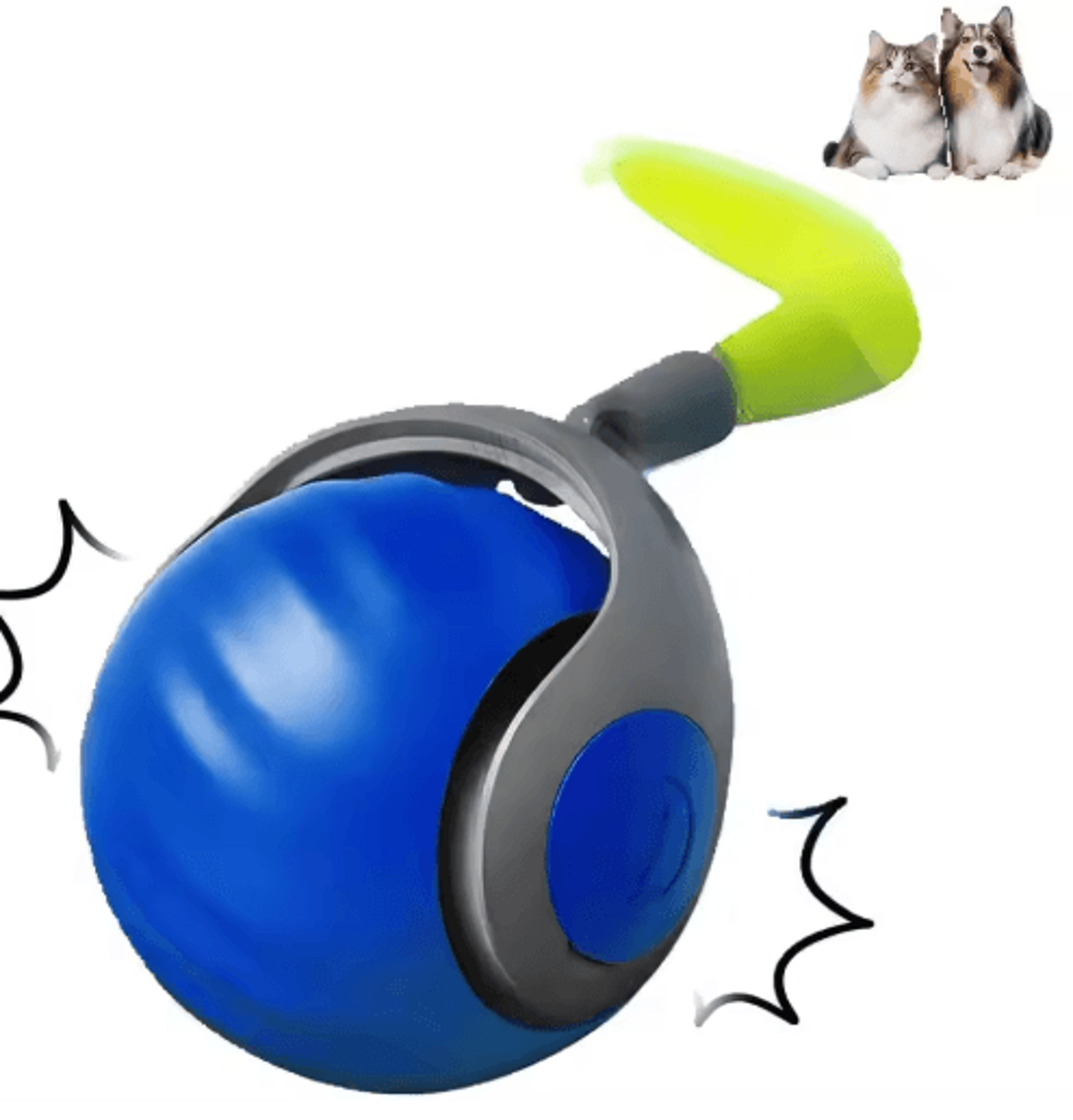 Speedy Tail 20 Smart Interactive Toy Ball  Automatic Motion Cat  Dog Exercise Toy 1