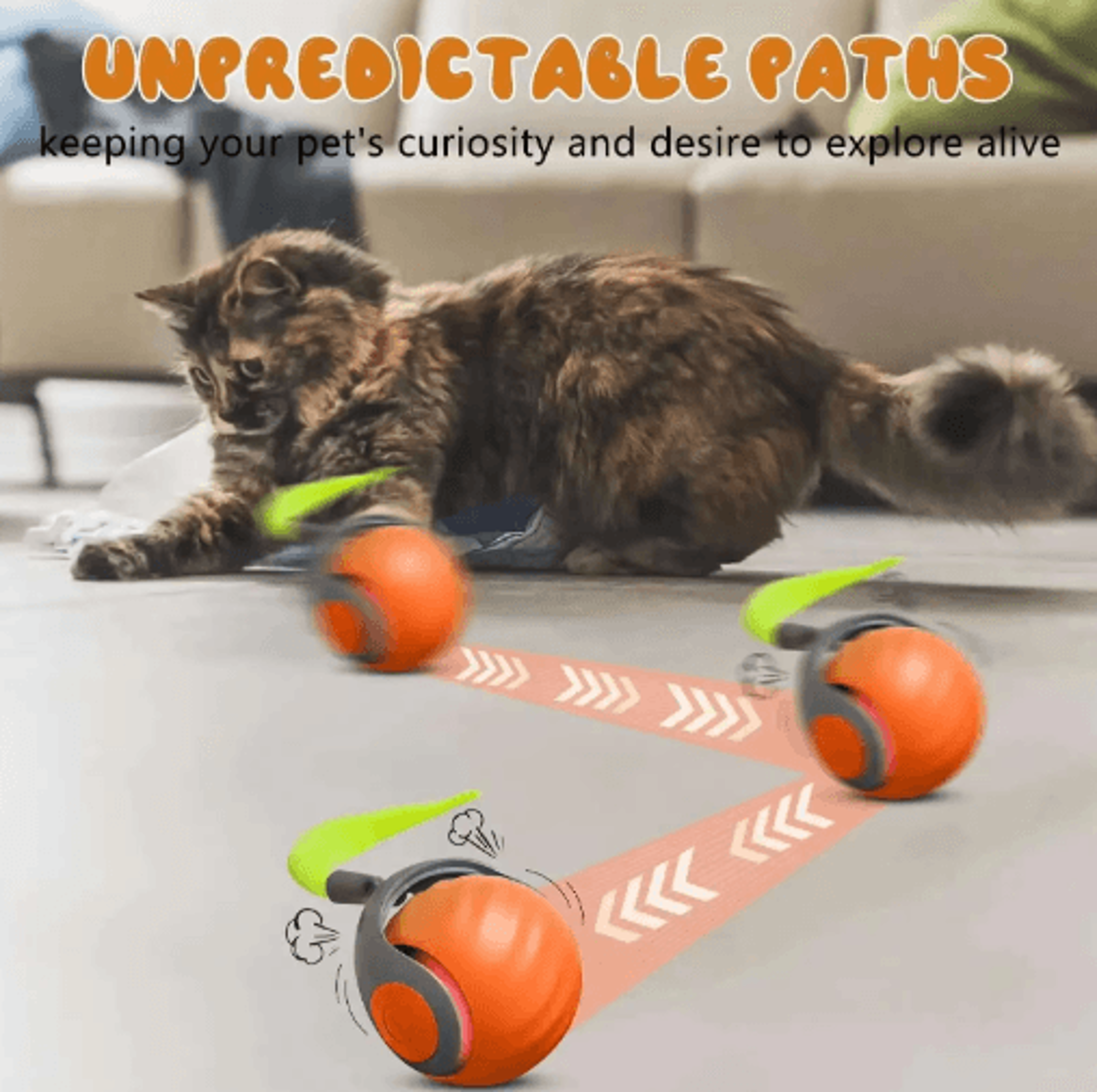 Speedy Tail 20 Smart Interactive Toy Ball  Automatic Motion Cat  Dog Exercise Toy 11