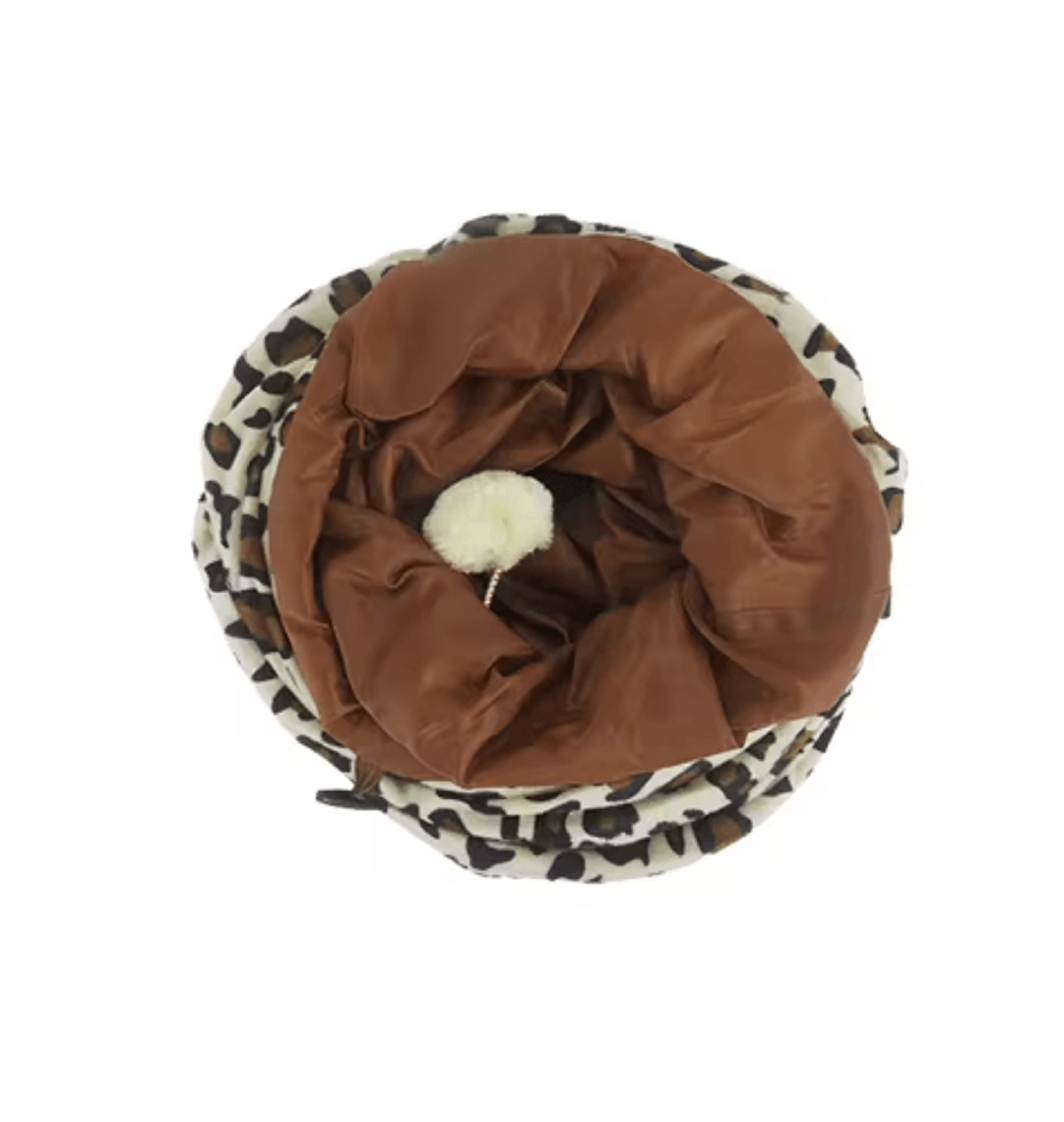 Leopard Print Crinkle Cat Tunnel For Interactive Play  Exercise 6