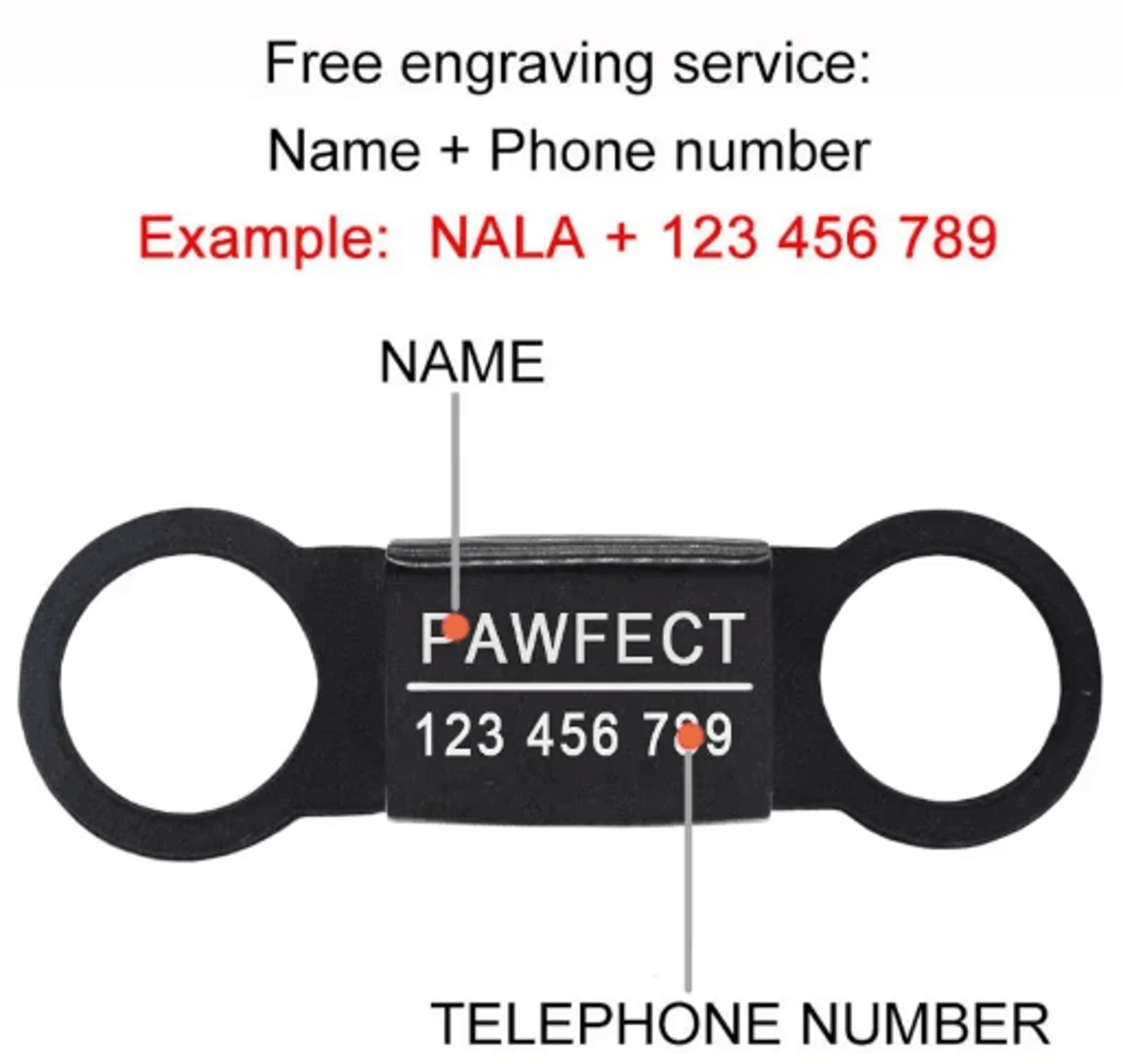 Personalized Stainless Steel Pet ID Tag With Free Custom Engraving 8