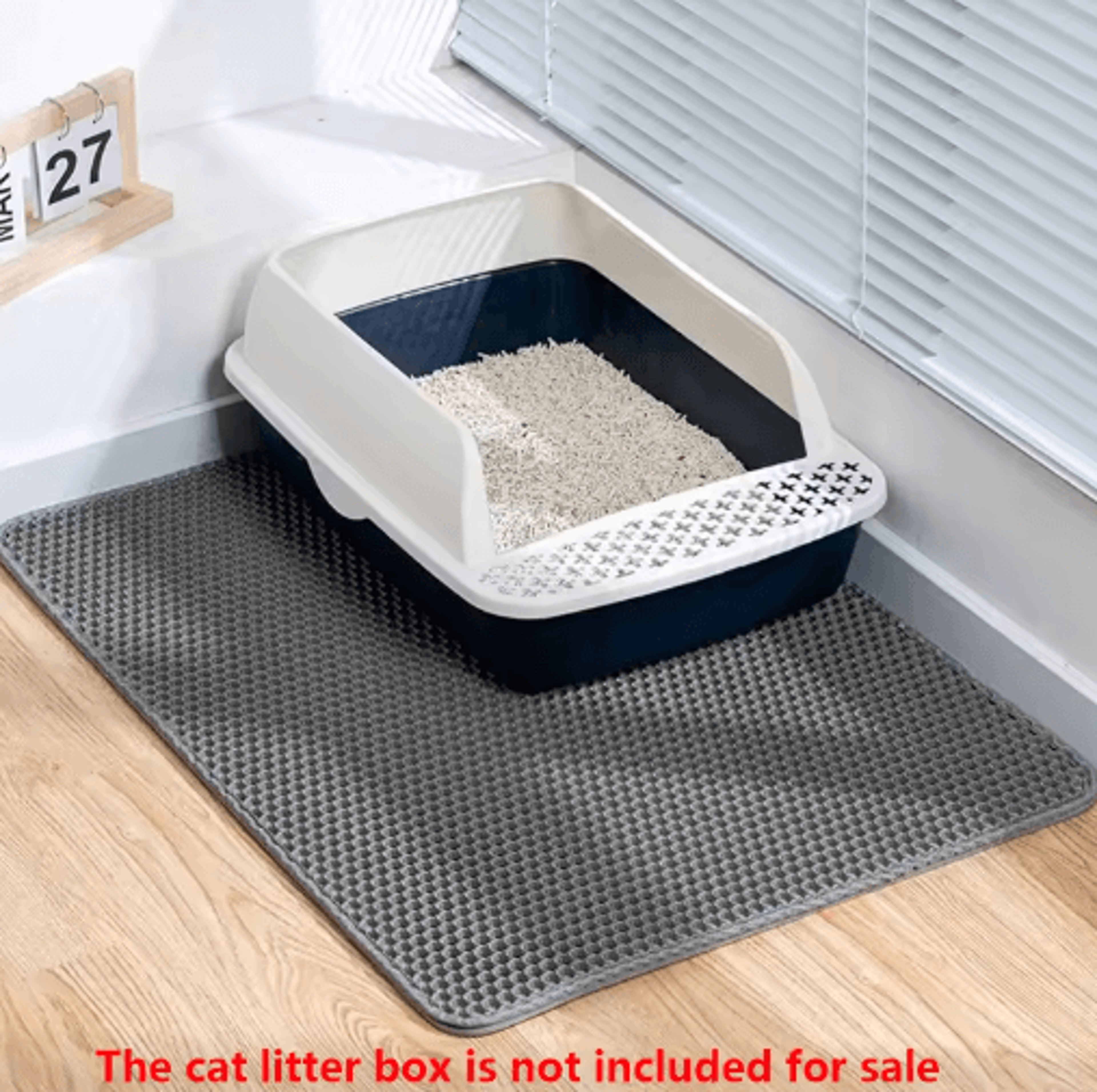 DoubleLayer Waterproof Cat Litter Mat For Cleaner Floors  Easy Cleanup 1