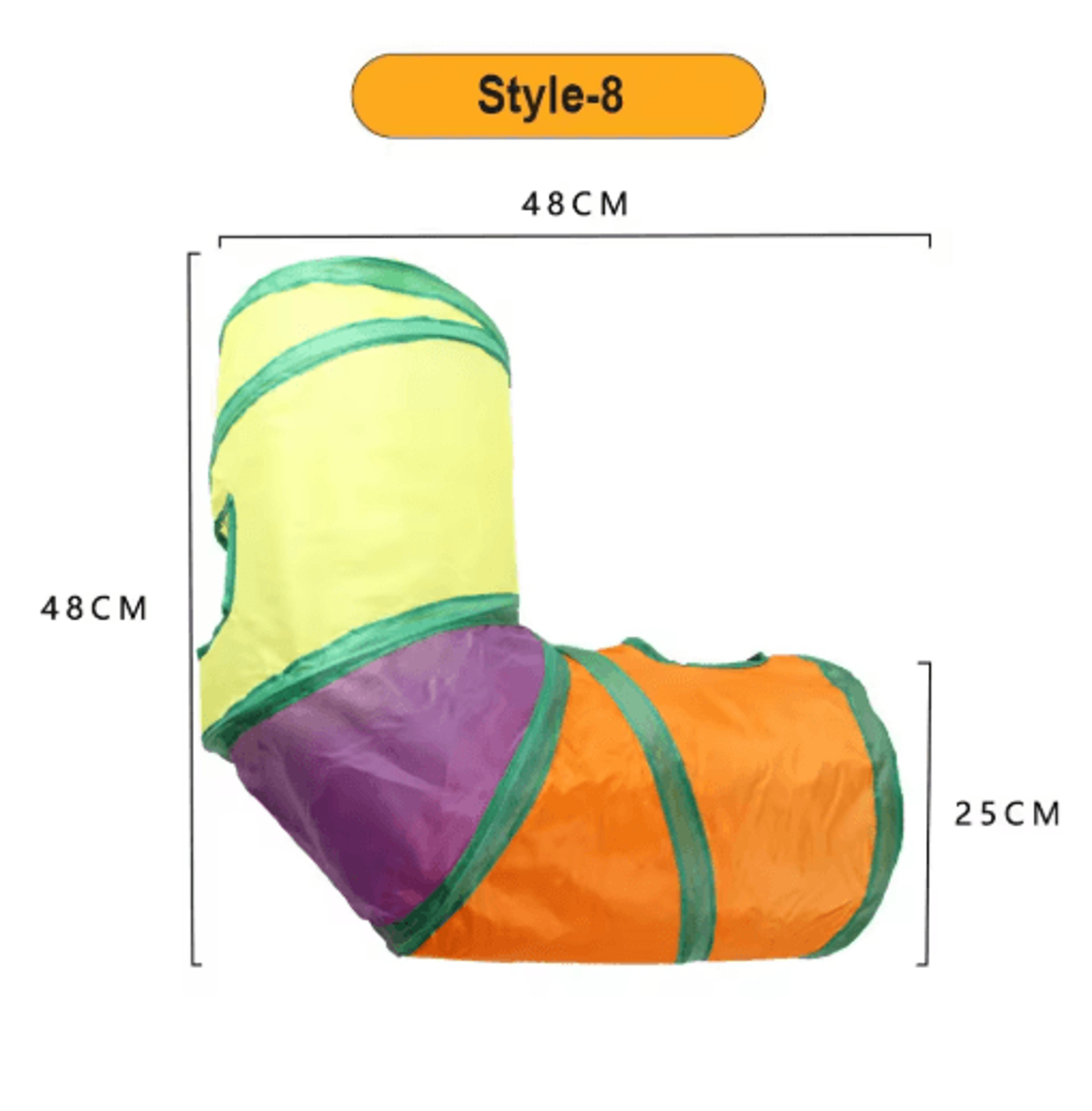 Foldable Cat Tunnel Toy For Interactive Play Exercise  Exploration 5