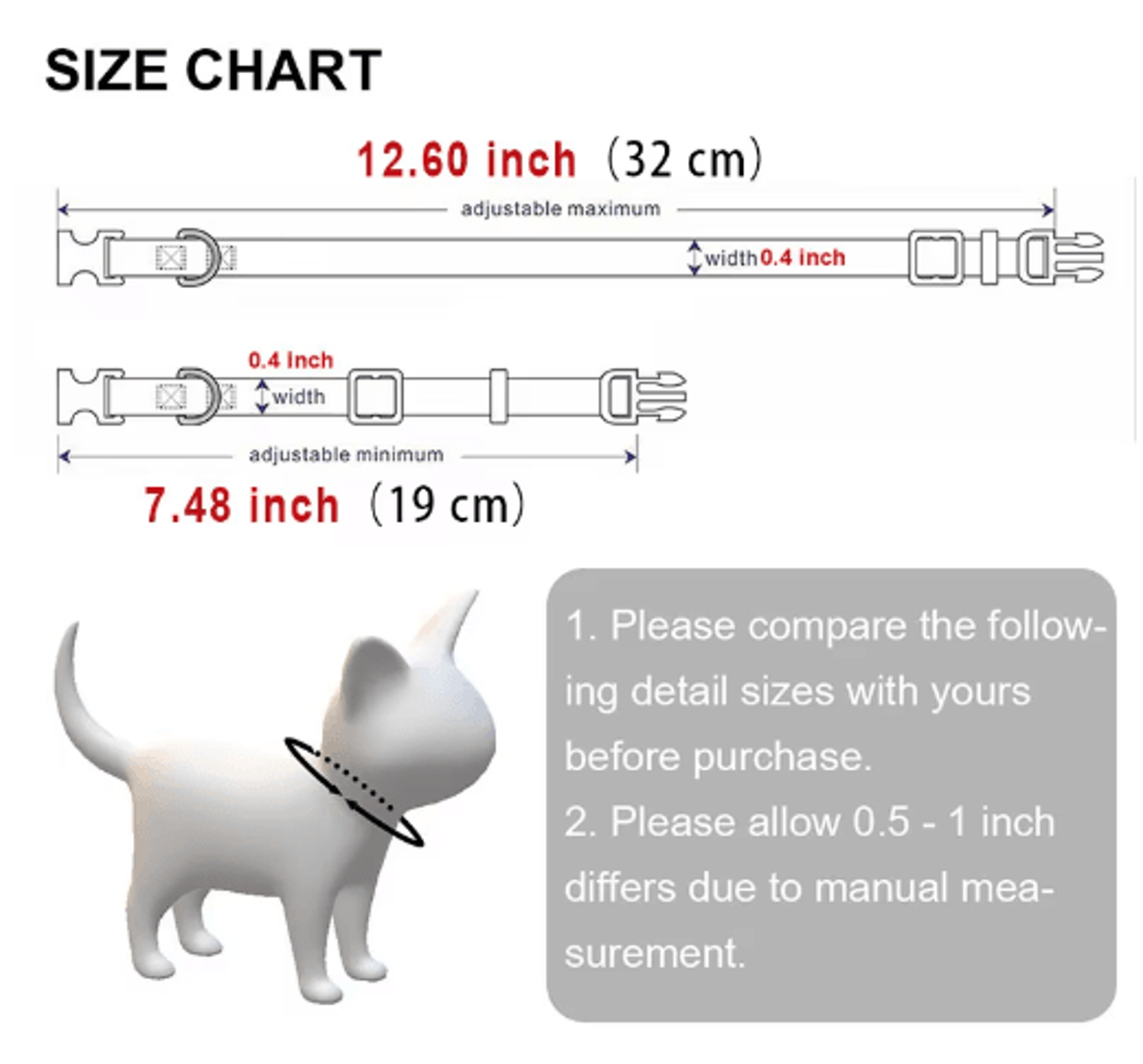 Personalized Reflective Cat Collar With Free Engraving  Safety Buckle 14