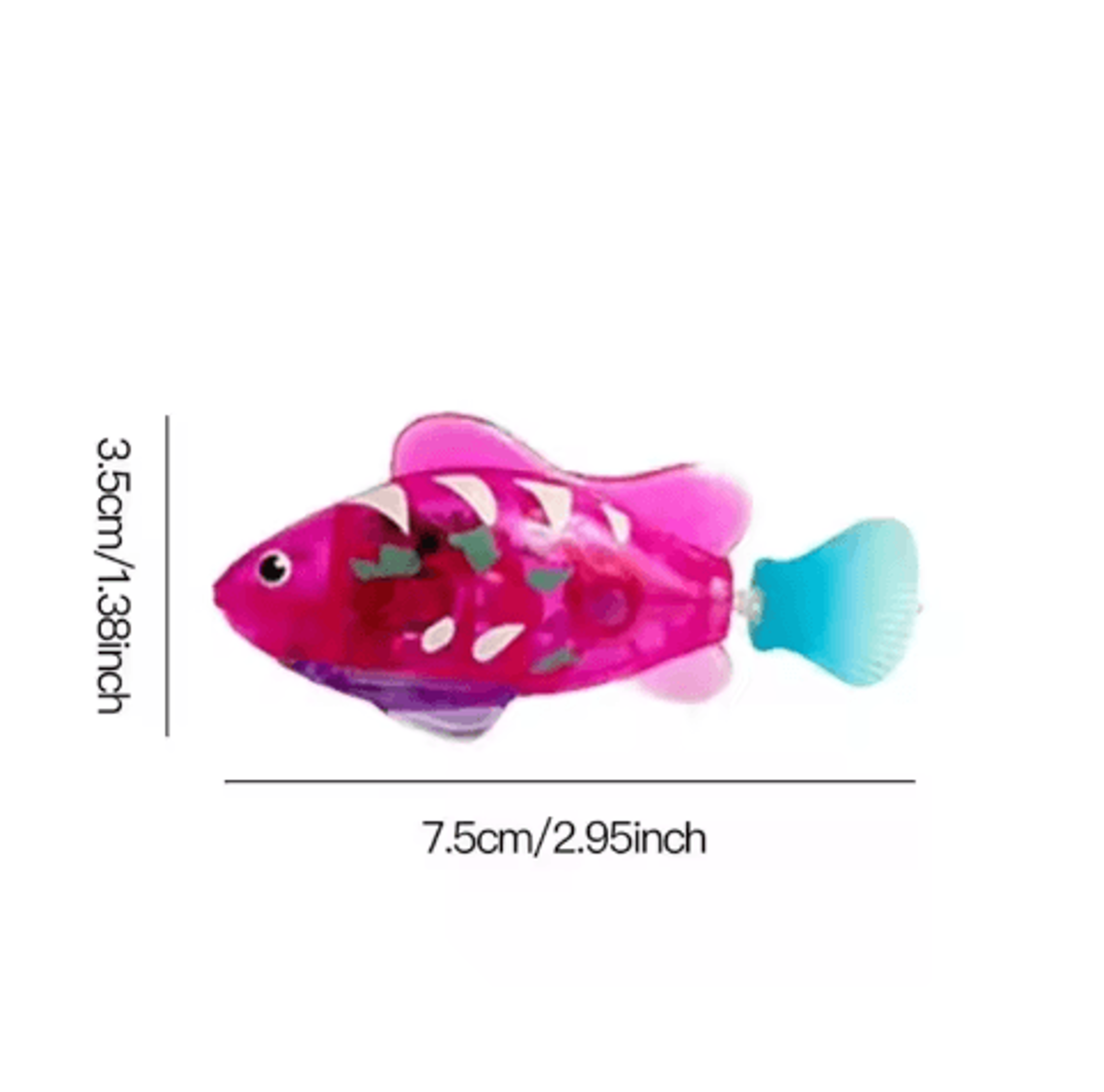 LED Interactive Swimming Robot Fish Toy For Cats 7