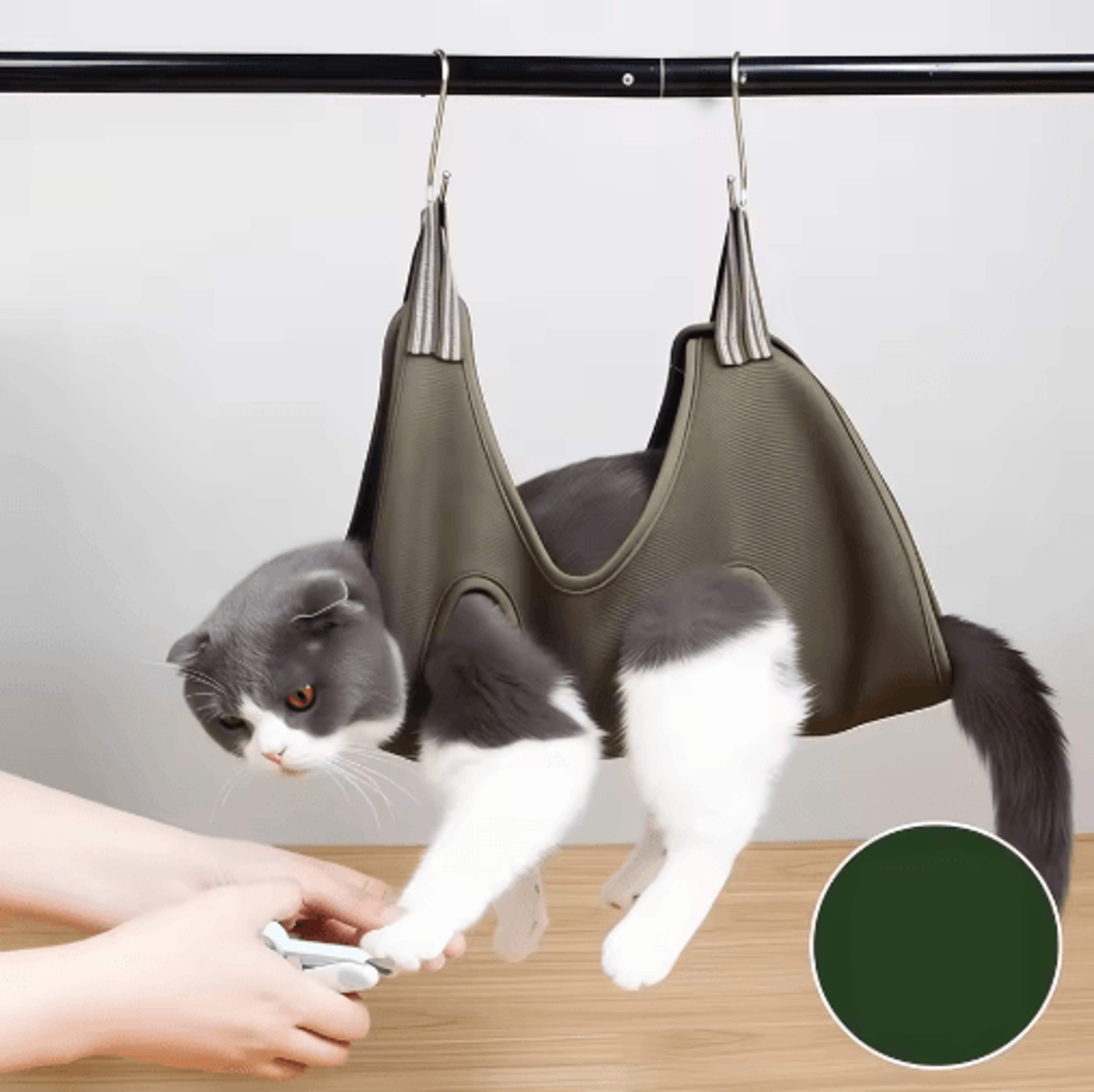 Adjustable Pet Grooming Hammock For Nail Trimming Bathing  Grooming Care 0