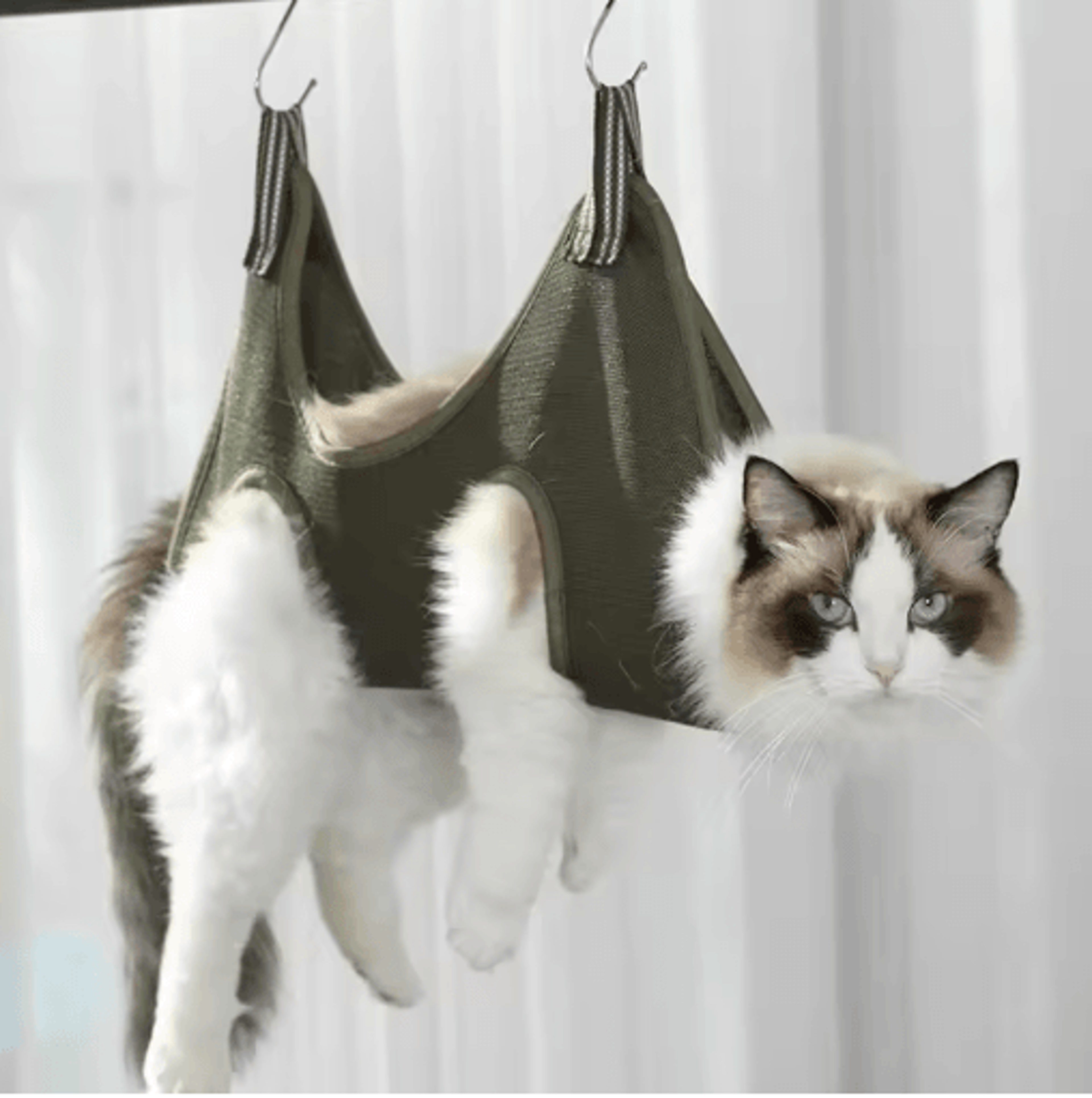 Adjustable Pet Grooming Hammock For Nail Trimming Bathing  Grooming Care 9