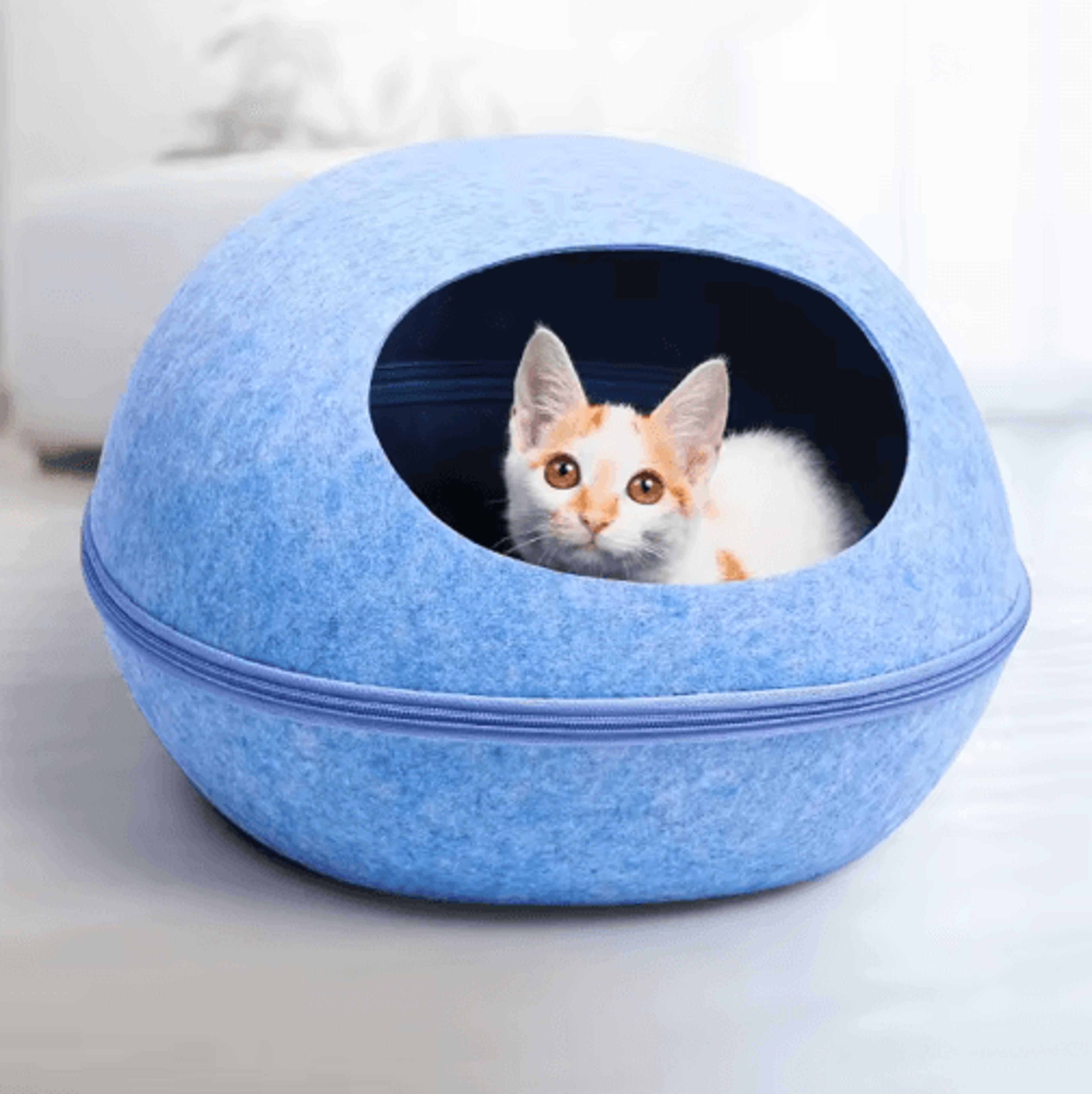 cozy breathable pet house bed for cats & small dogs