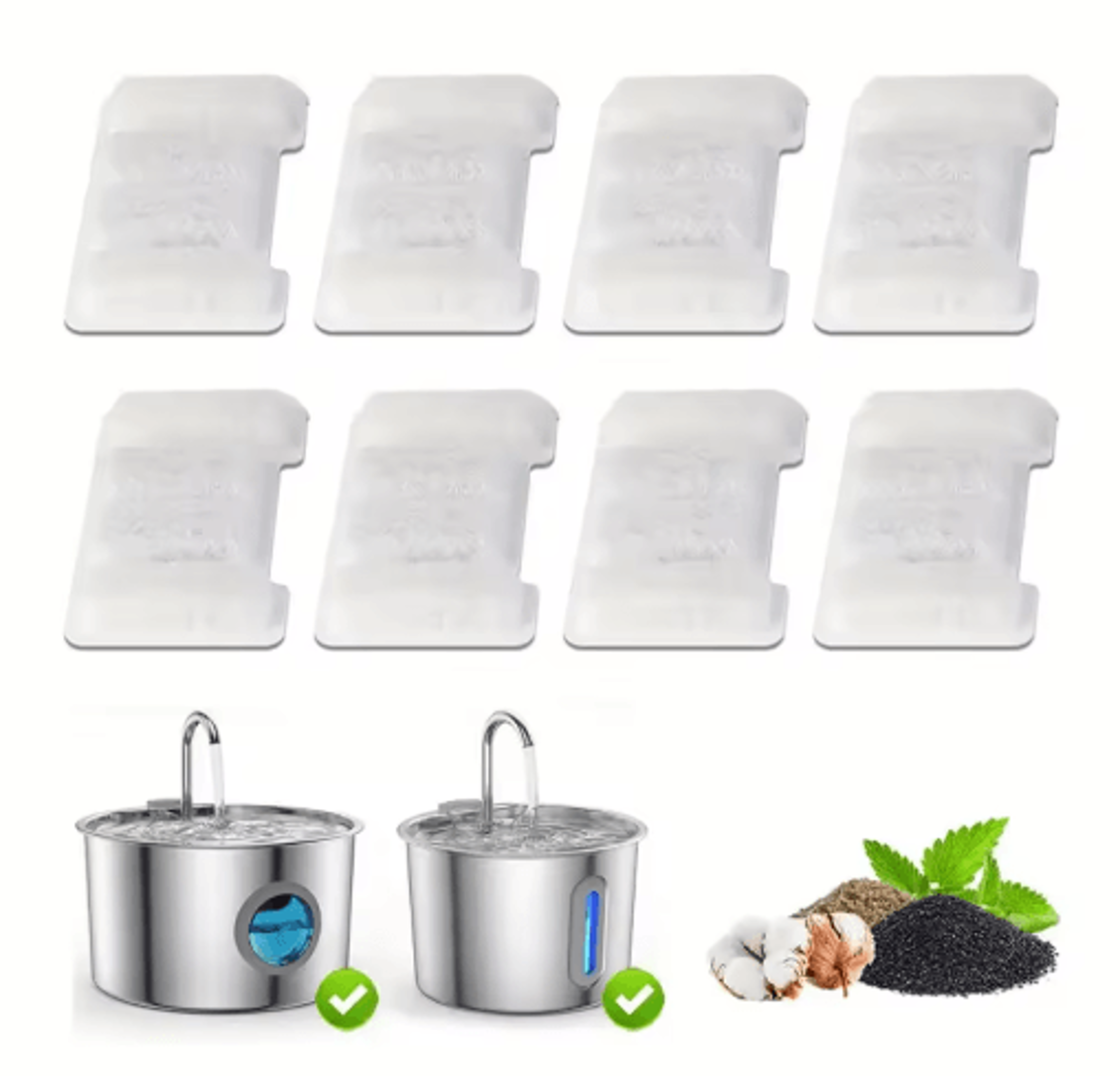 premium carbon replacement filters for pet water fountains