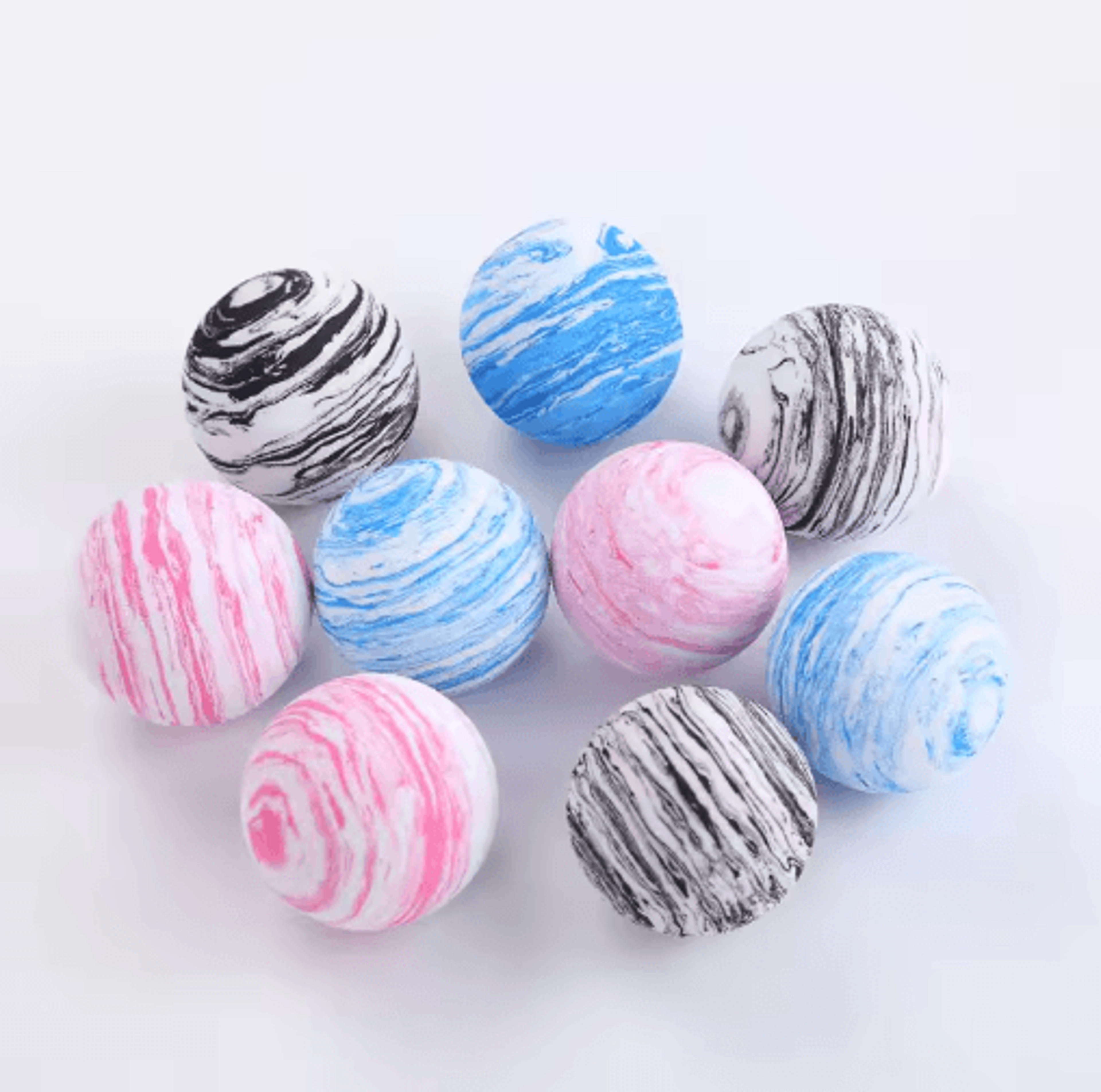 Galaxy Planet Cat Ball Toy Lightweight EVA Interactive Play Ball 0