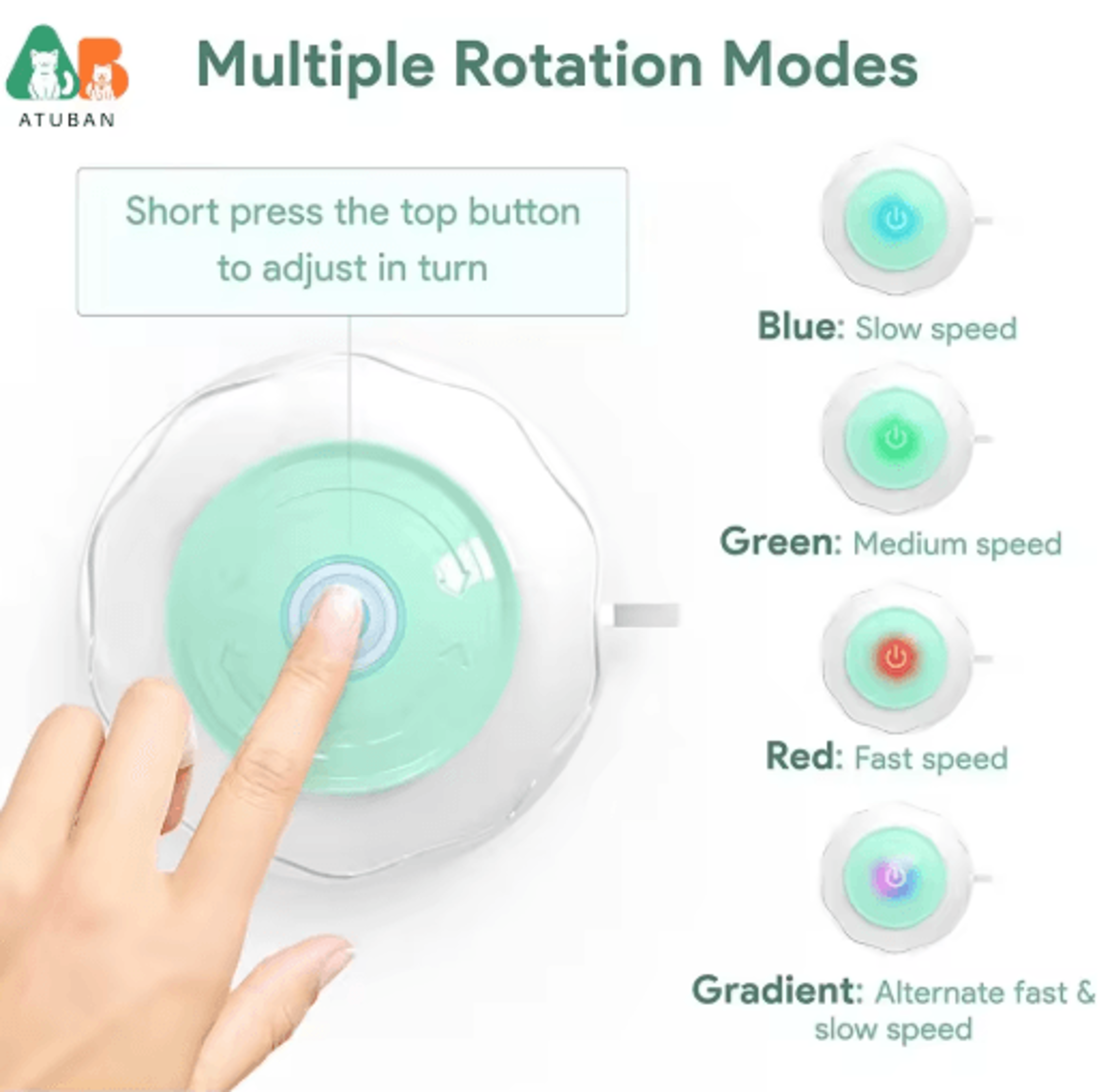 Automatic Interactive Cat Wand Toy  MotionActivated Feather Exercise Toy 7