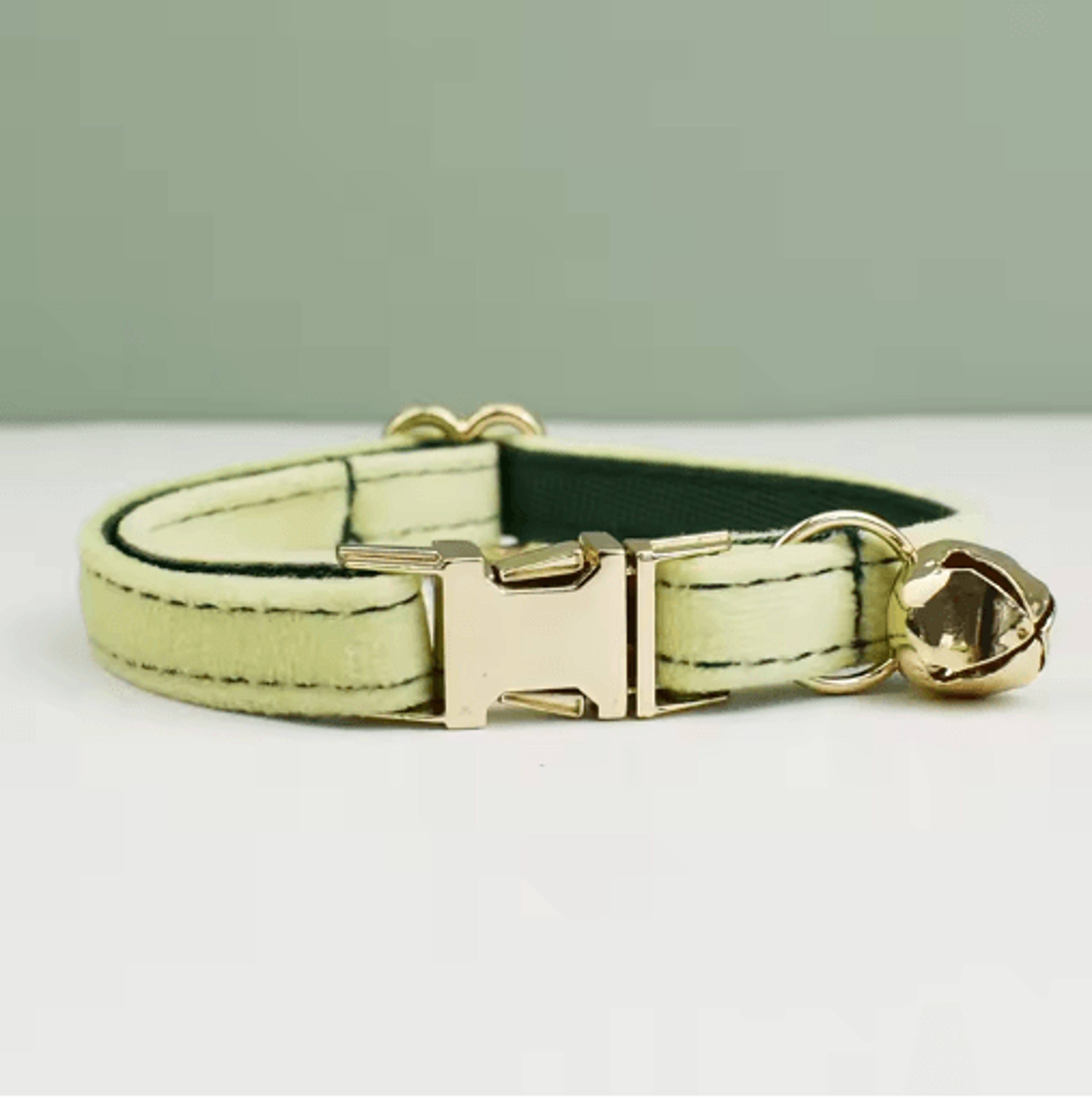 Personalized Velvet Cat Collar With Bow  Bell  Elegant Adjustable Pet Collar 7