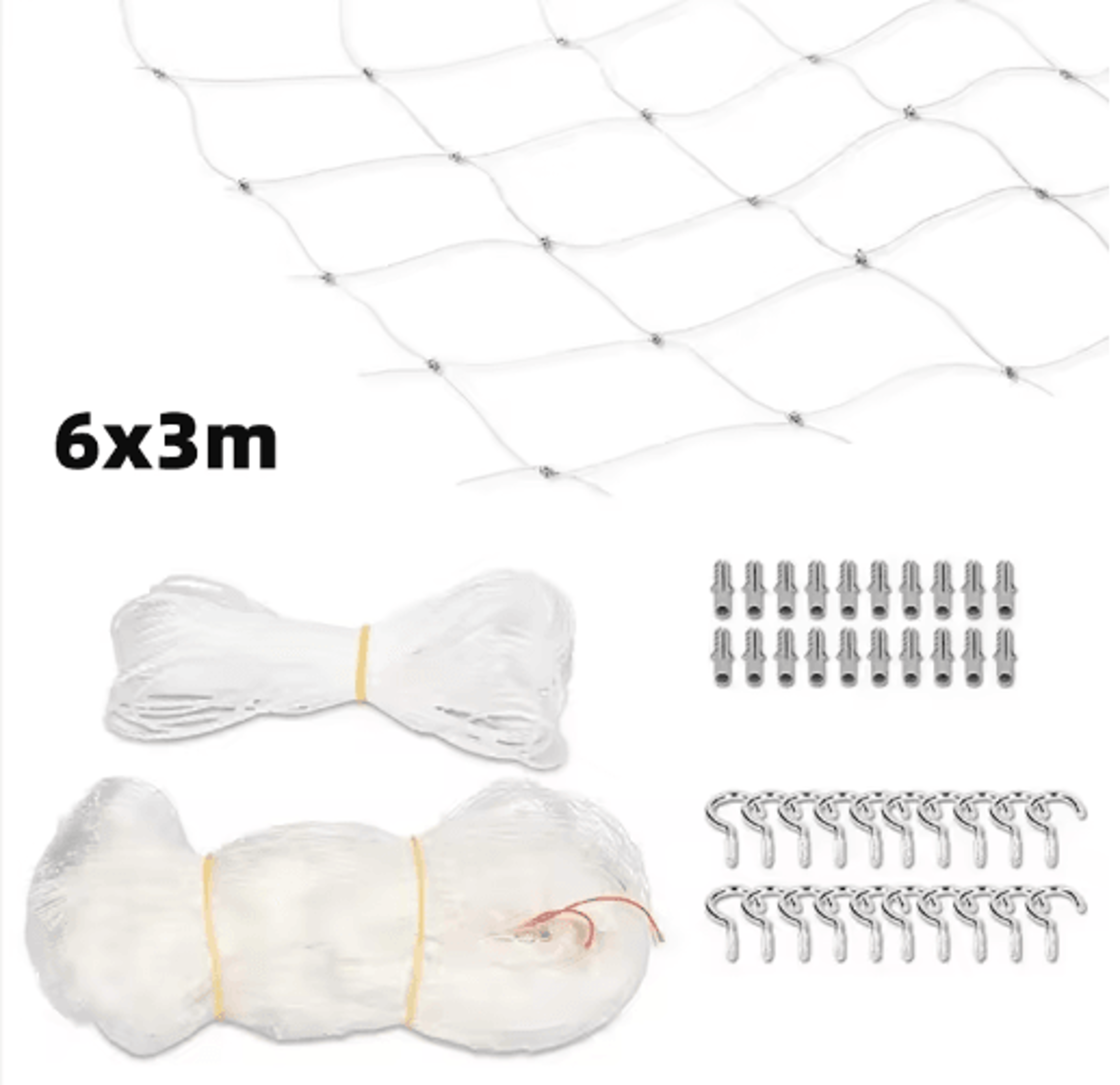 Pet Safety Net For Balconies  Durable Cat  Bird Protection Netting 3