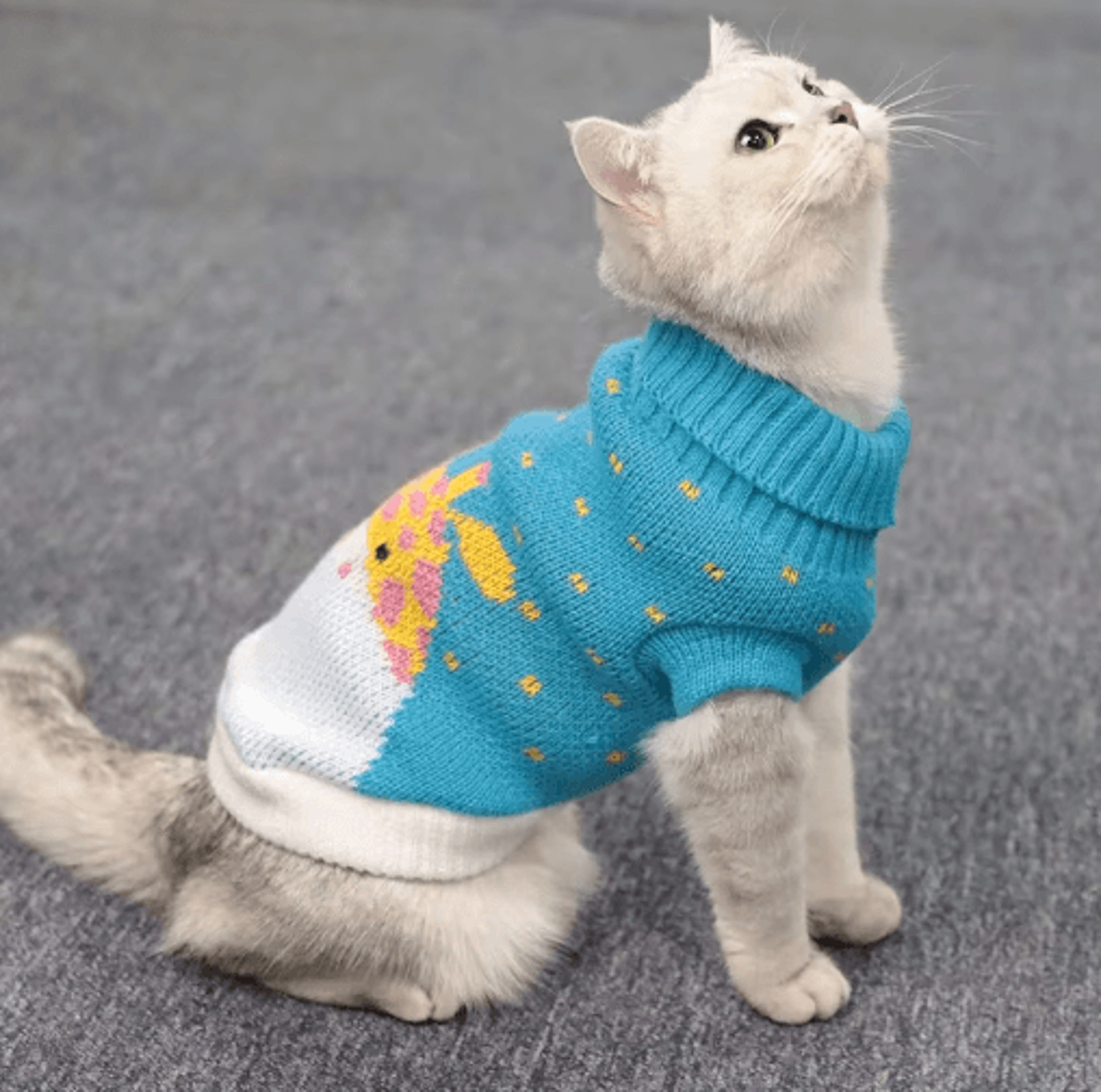 Winter Sphynx Cat Sweater Vest  Soft Christmas Pullover For Hairless Cats 0